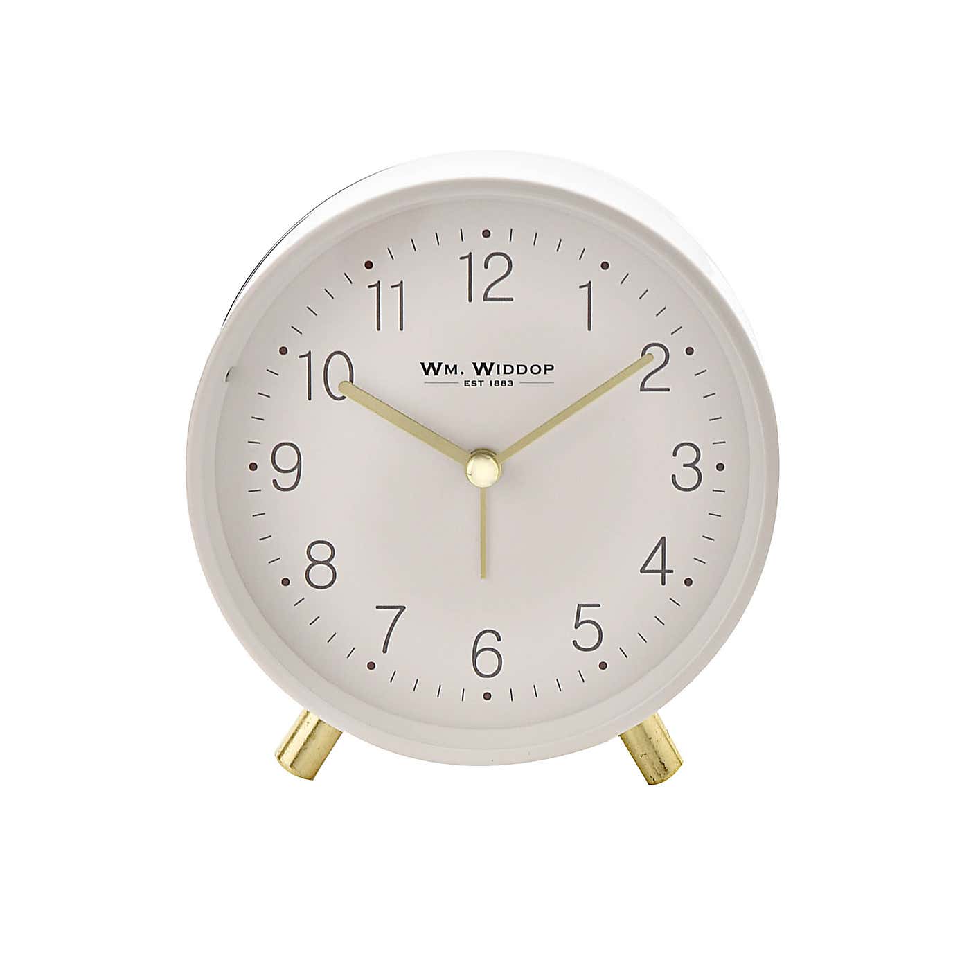 Hometime Light & Snooze Alarm Clock with Metal Feet