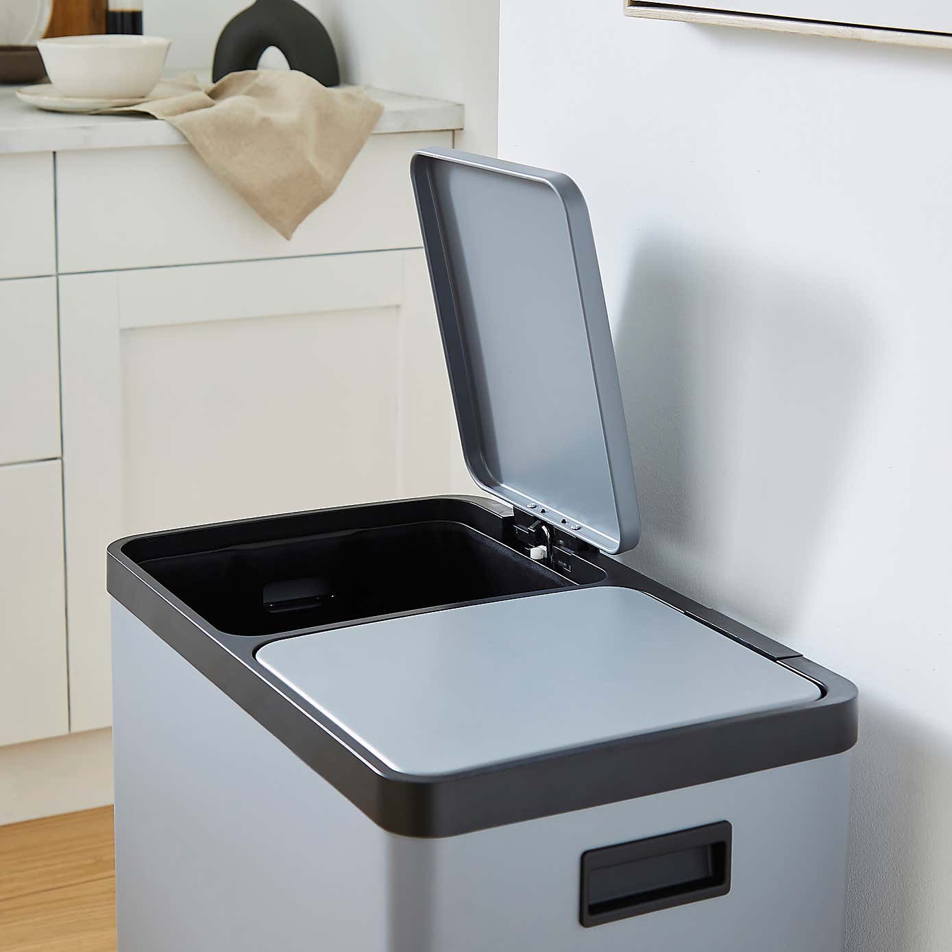 Dual 30/30L Recycling Pedal Bin