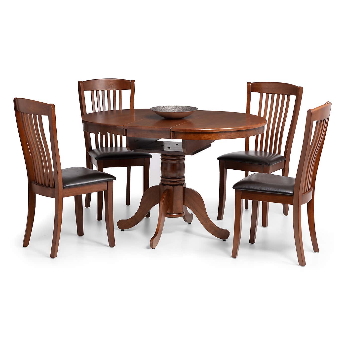 Canterbury Set of 2 Dining Chairs, Faux Leather