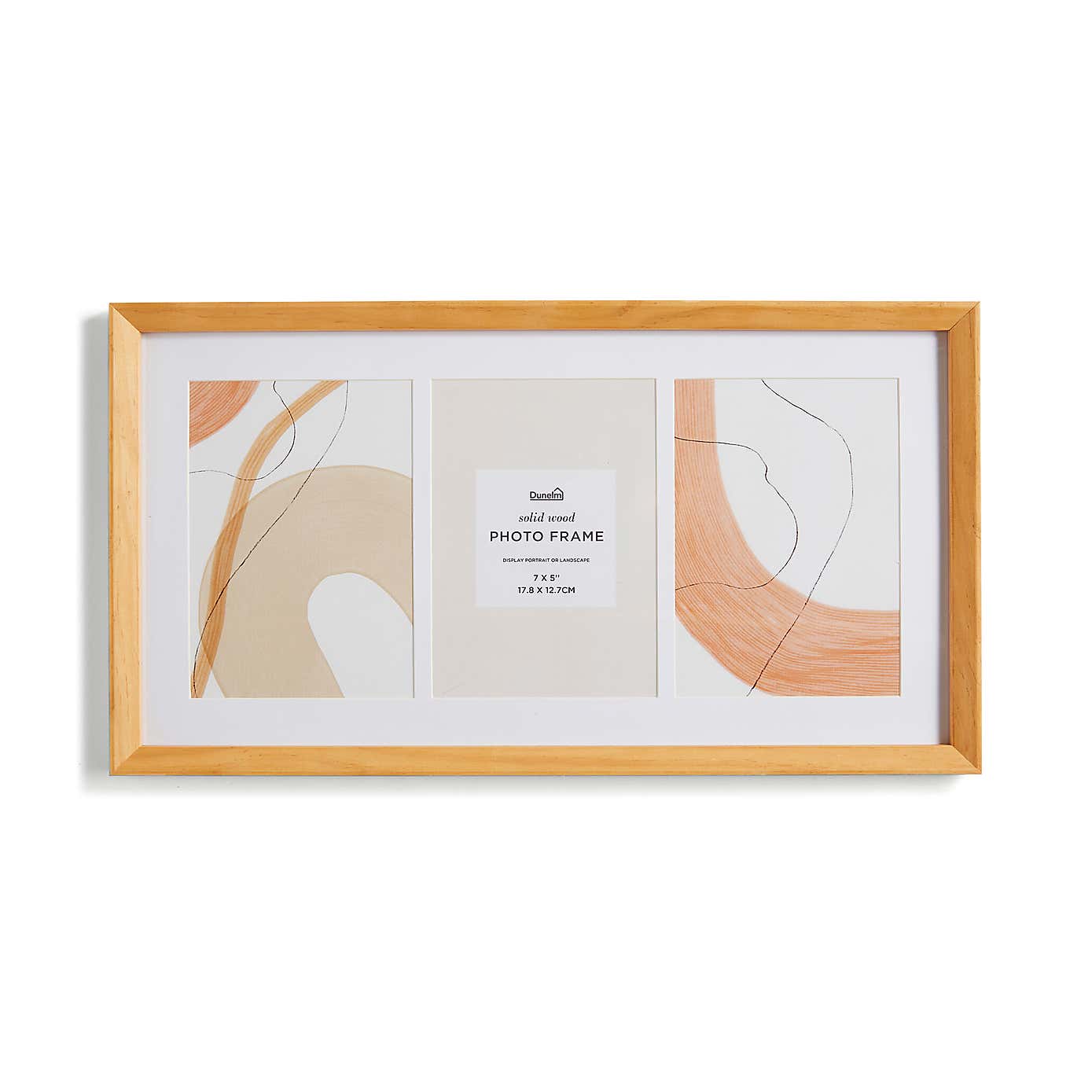 Solid Wood Edge Multi Photo Frame