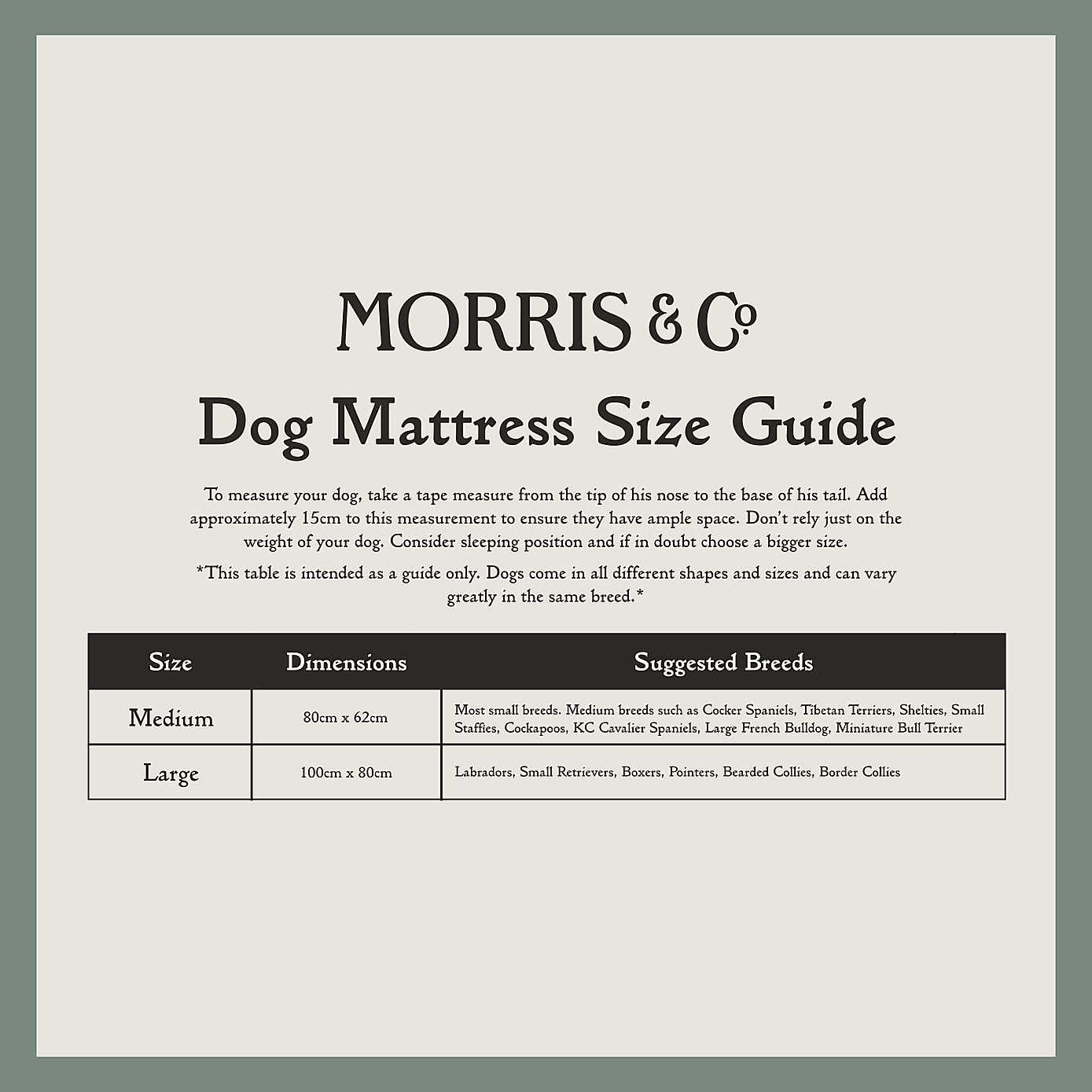 Morris & Co Willow Boughs Mattress Pet Bed