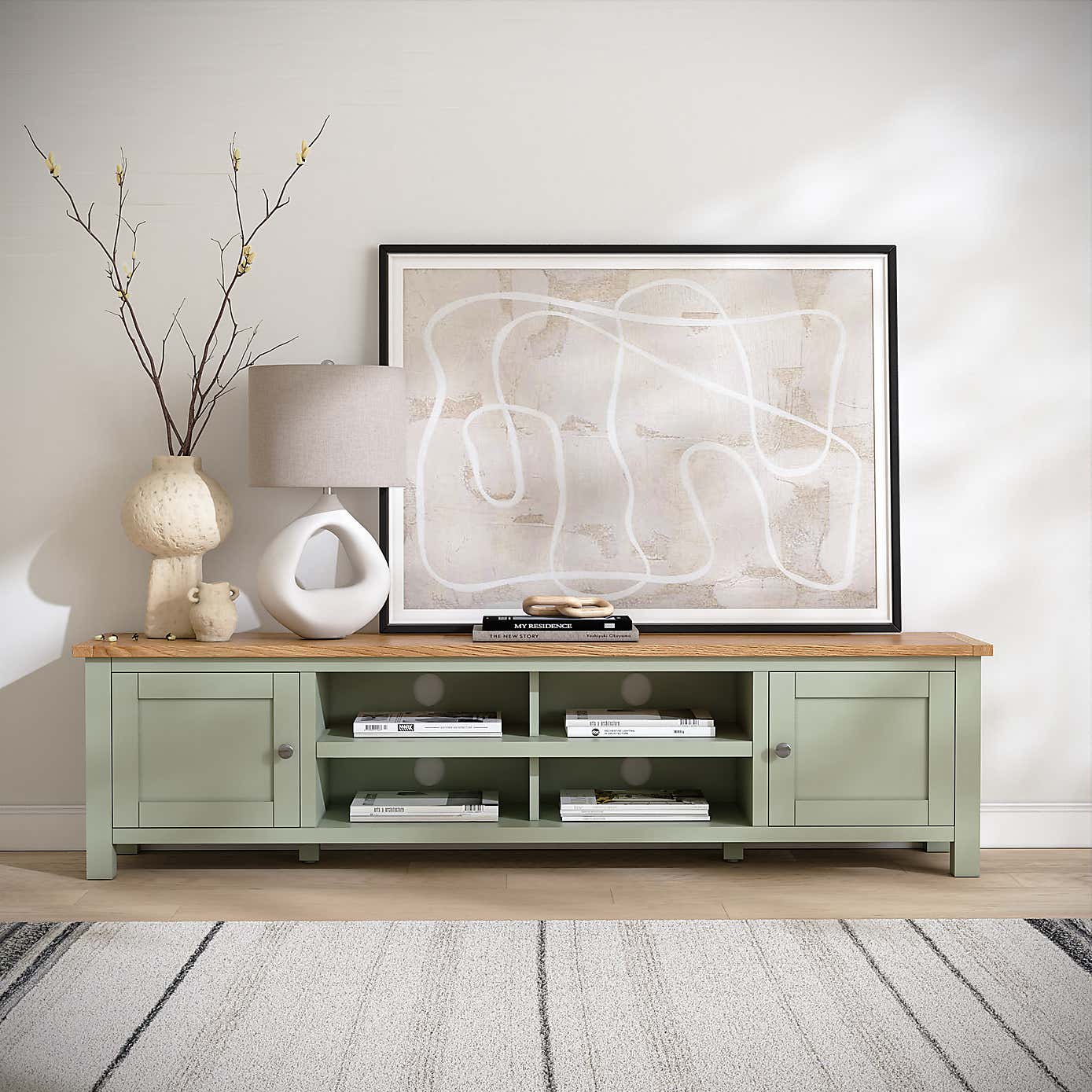 Bromley Grey Extra Wide TV Stand