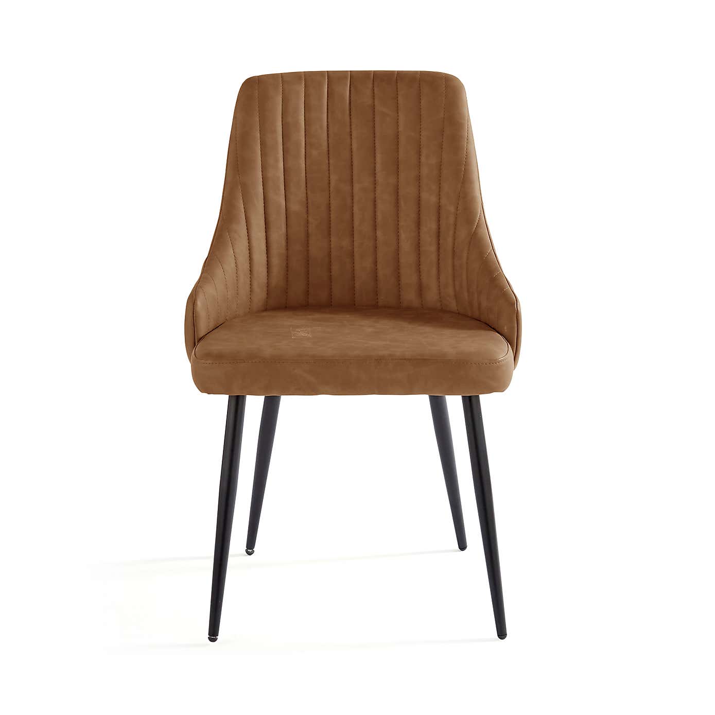 Shea Set of 2 Dining Chairs, Faux Leather