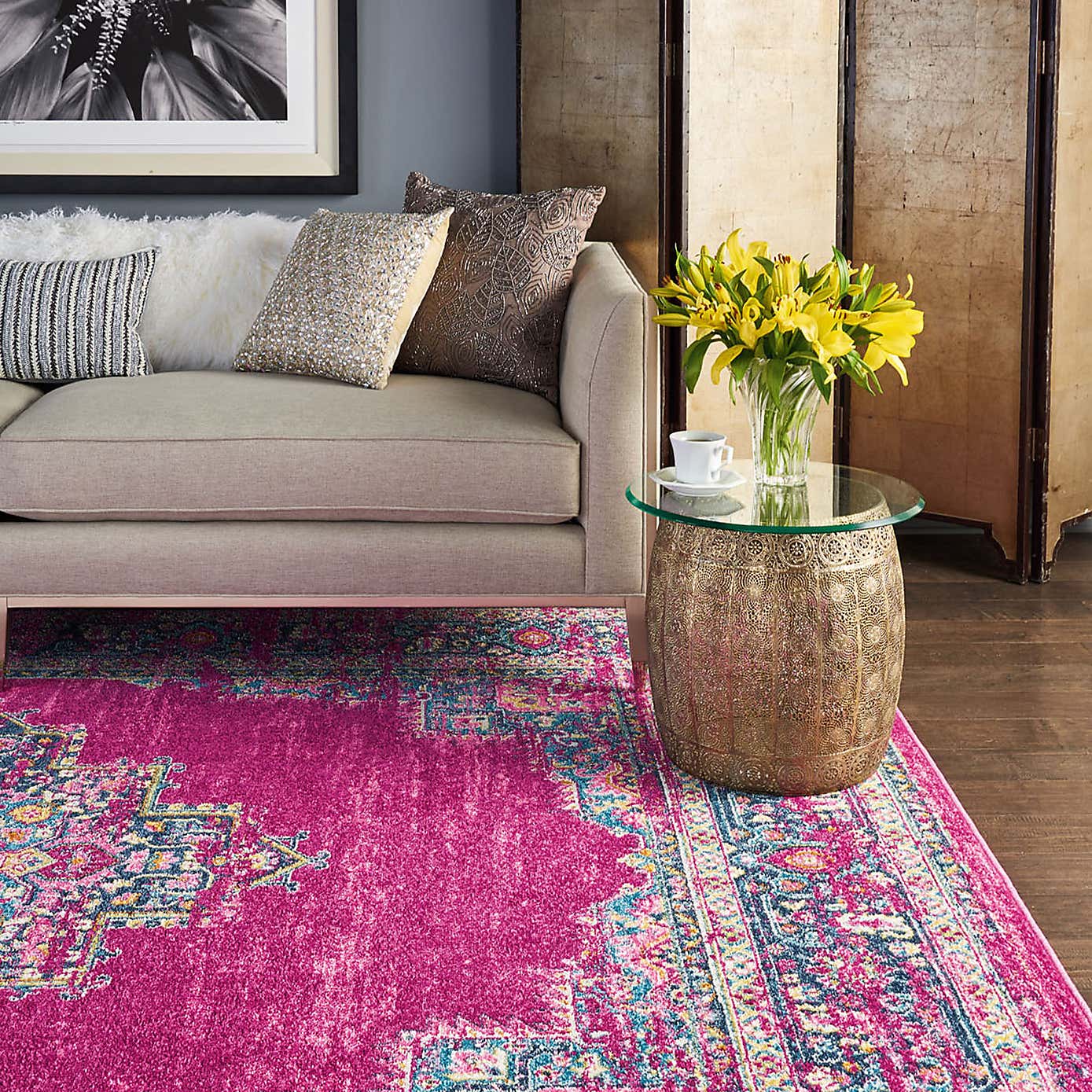 Fuchsia Passion 2 Rug