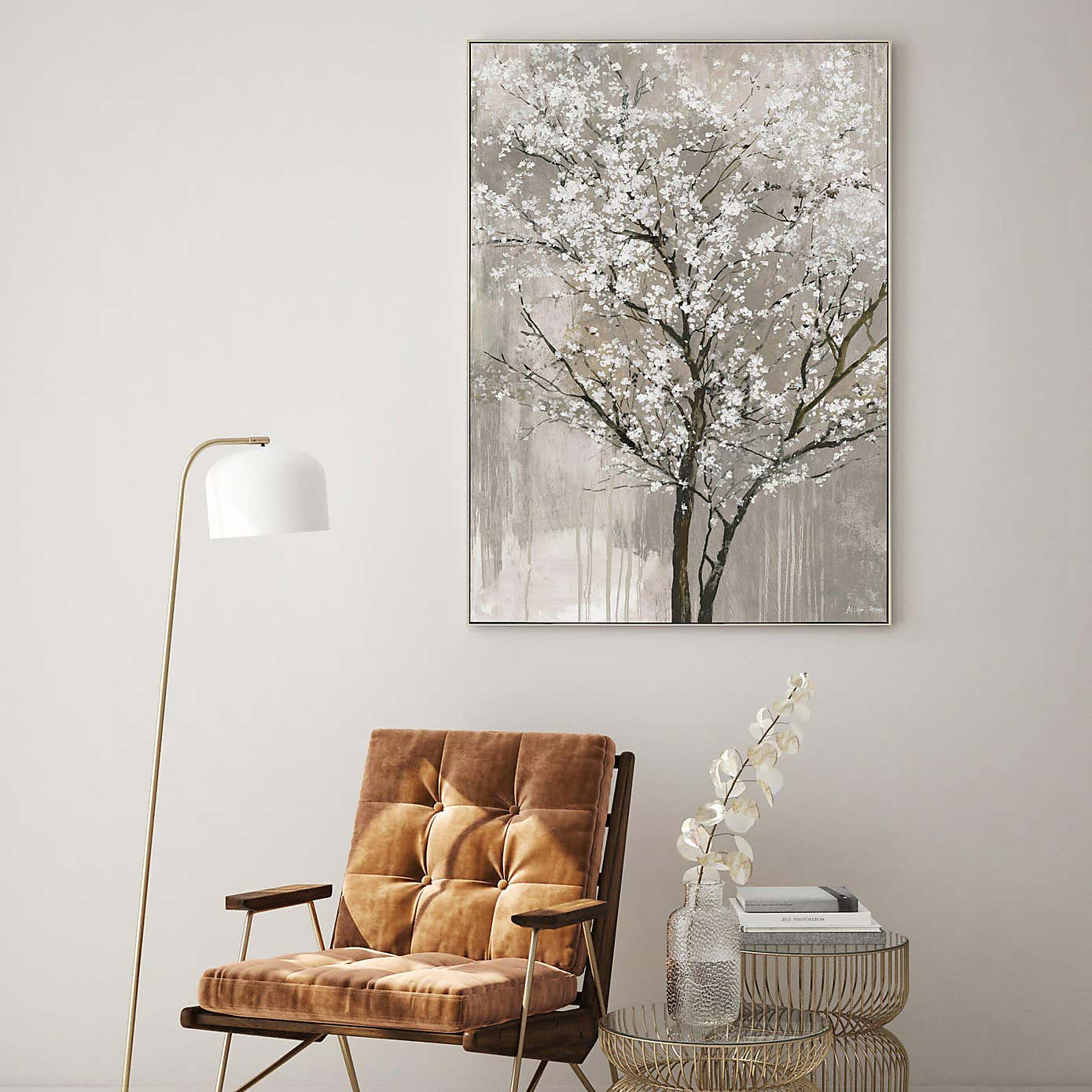 Blossom Breeze by Allison Pearce Framed Canvas