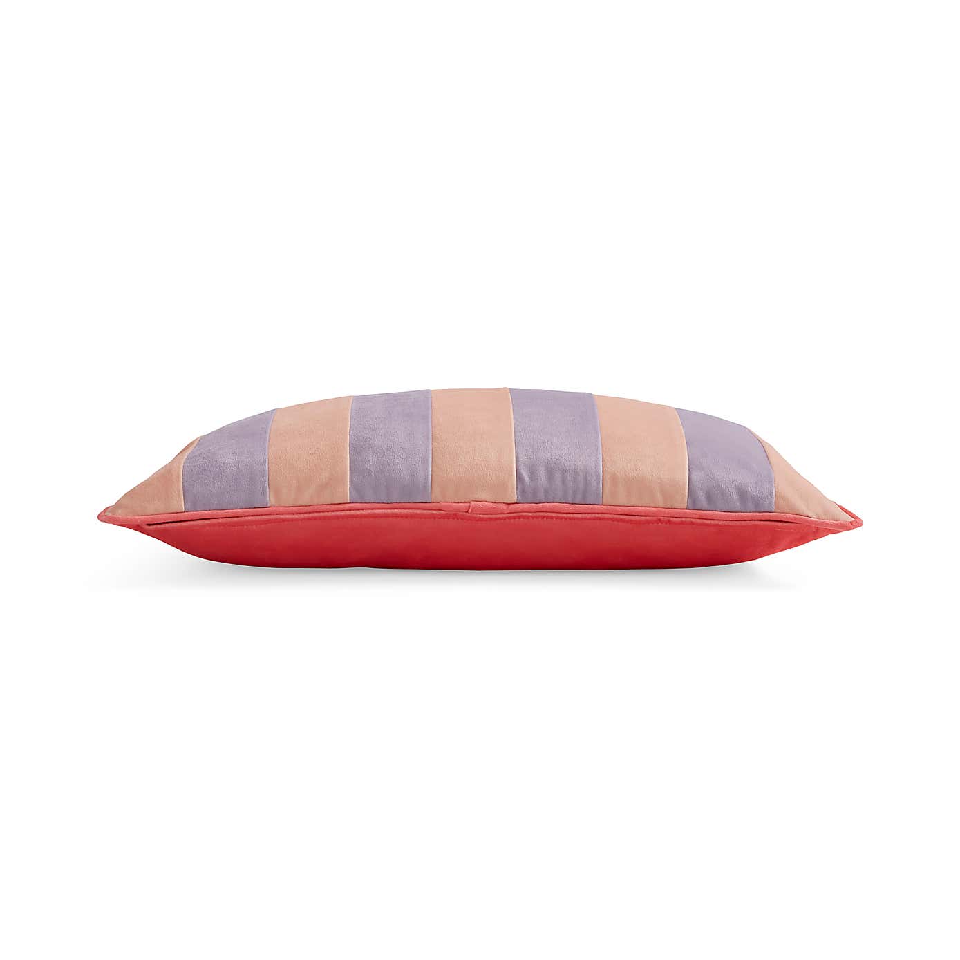 Striped Velvet Rectangle Cushion