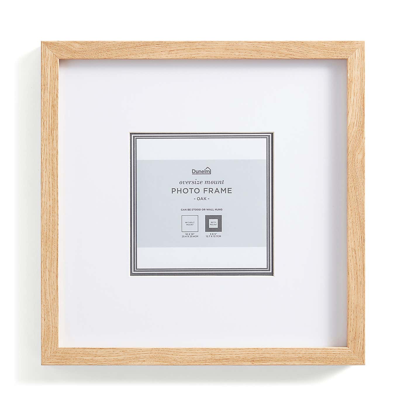Oversized Mount Square Photo Frame