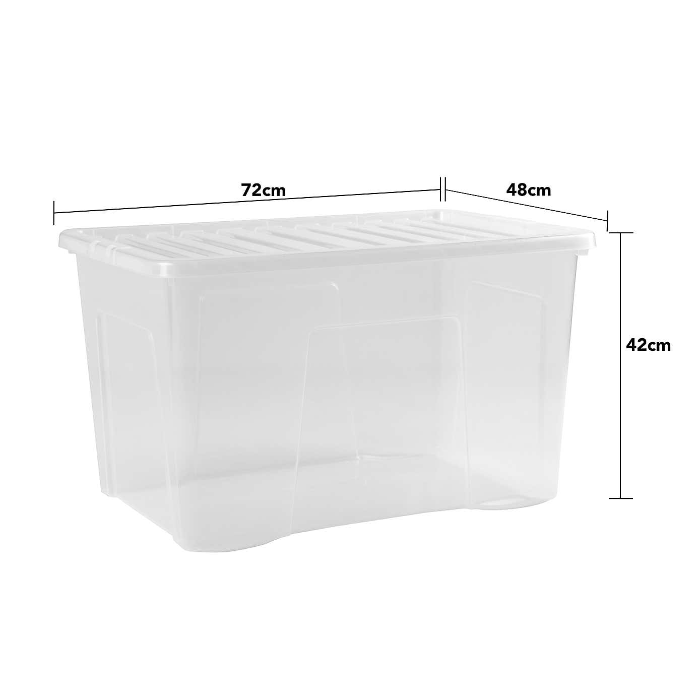 Wham Crystal Set of 4 Storage Boxes & Lids