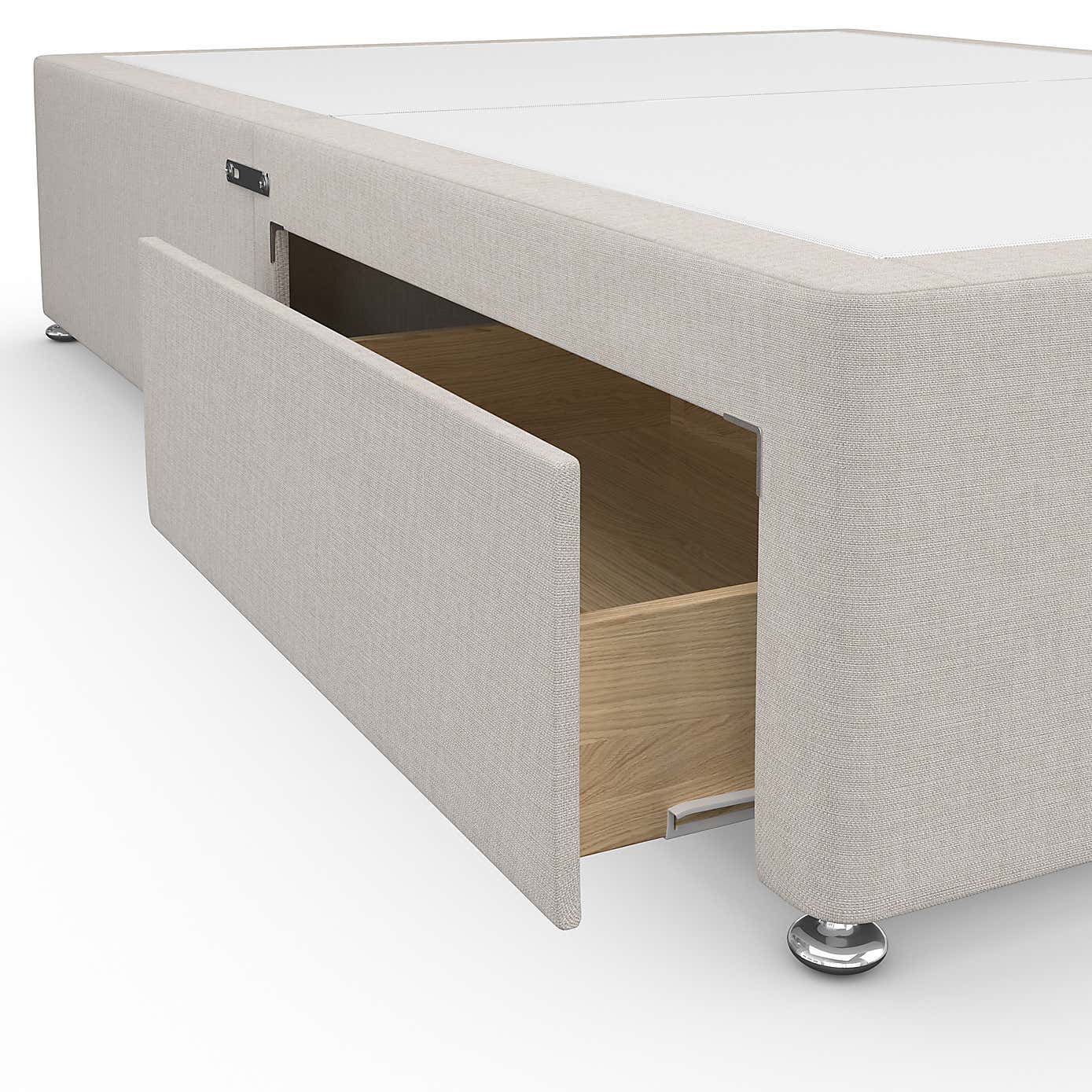 Essentials Woven Fabric Divan Base