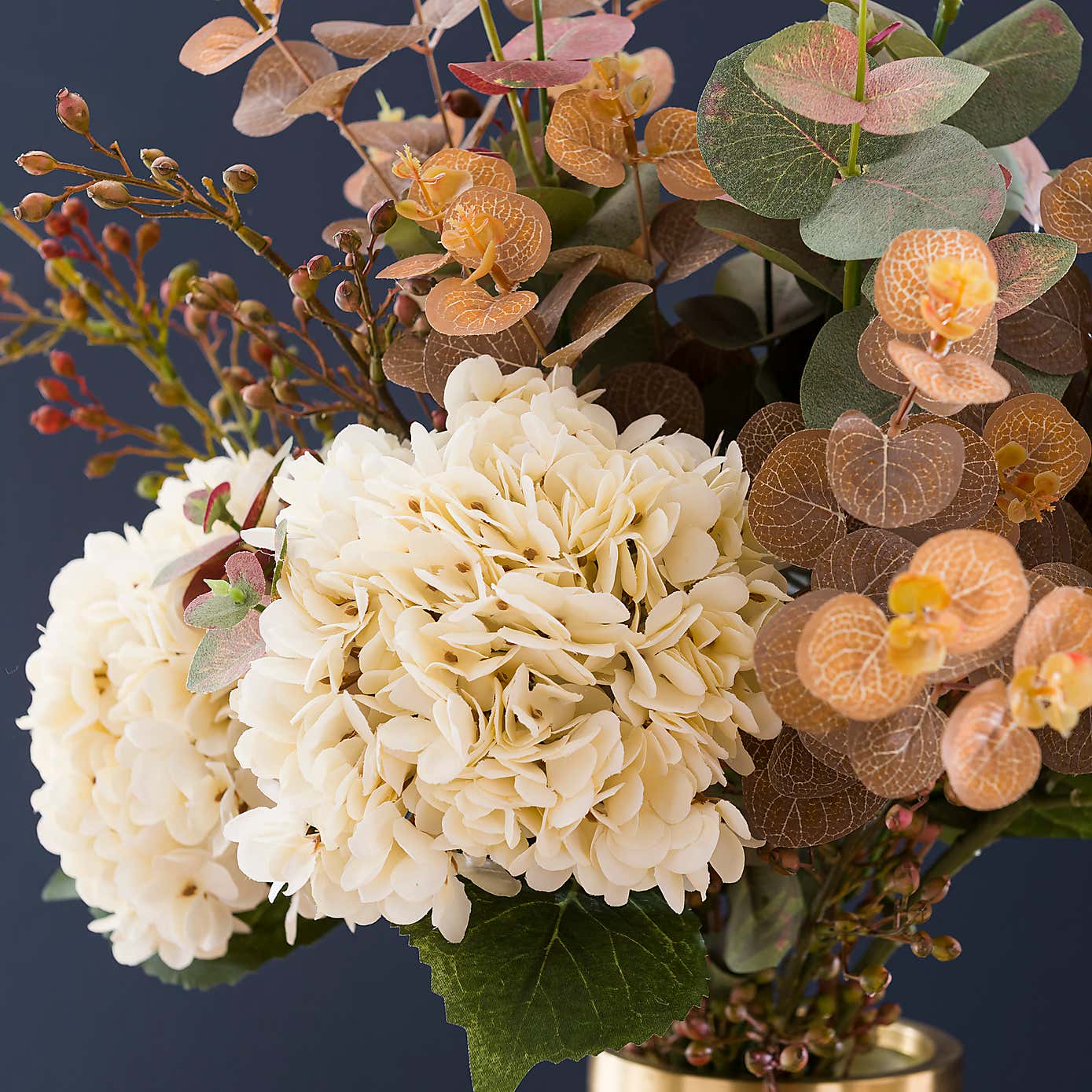Artificial Cream Hydrangea Bouquet
