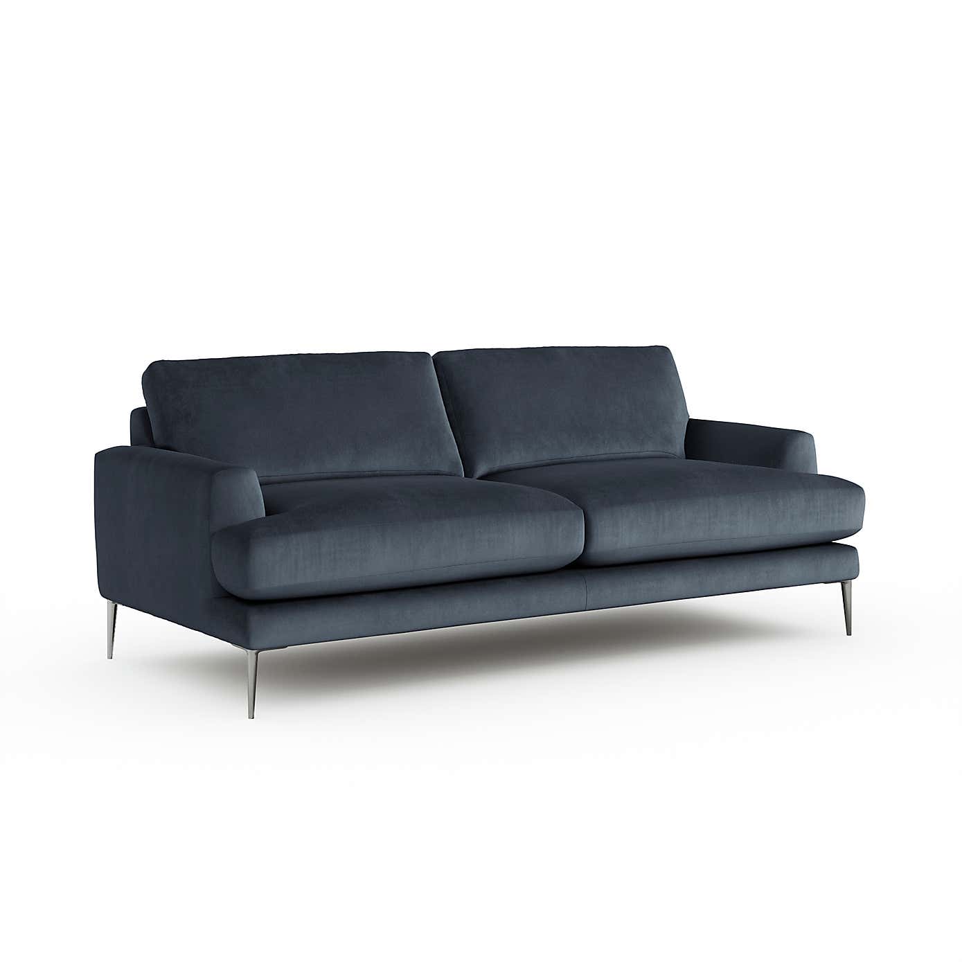 Lawson Matte Plush Velvet 4 Seater Sofa