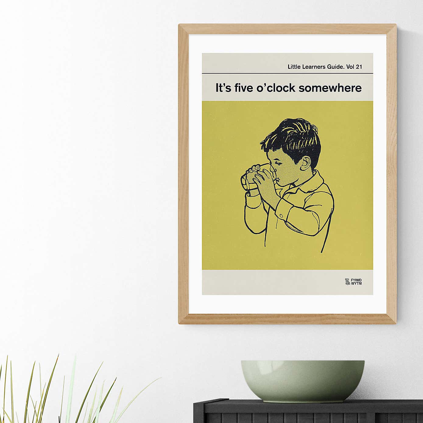 East End Prints Its Five O'Clock Somewhere by Don't Grow Up Print