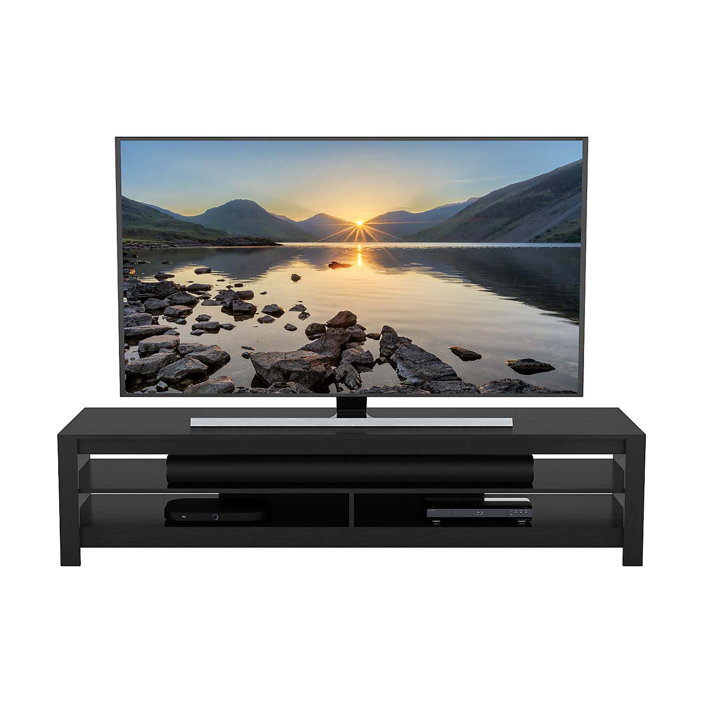 Calibre Wide TV Stand 180cm, Oak Effect