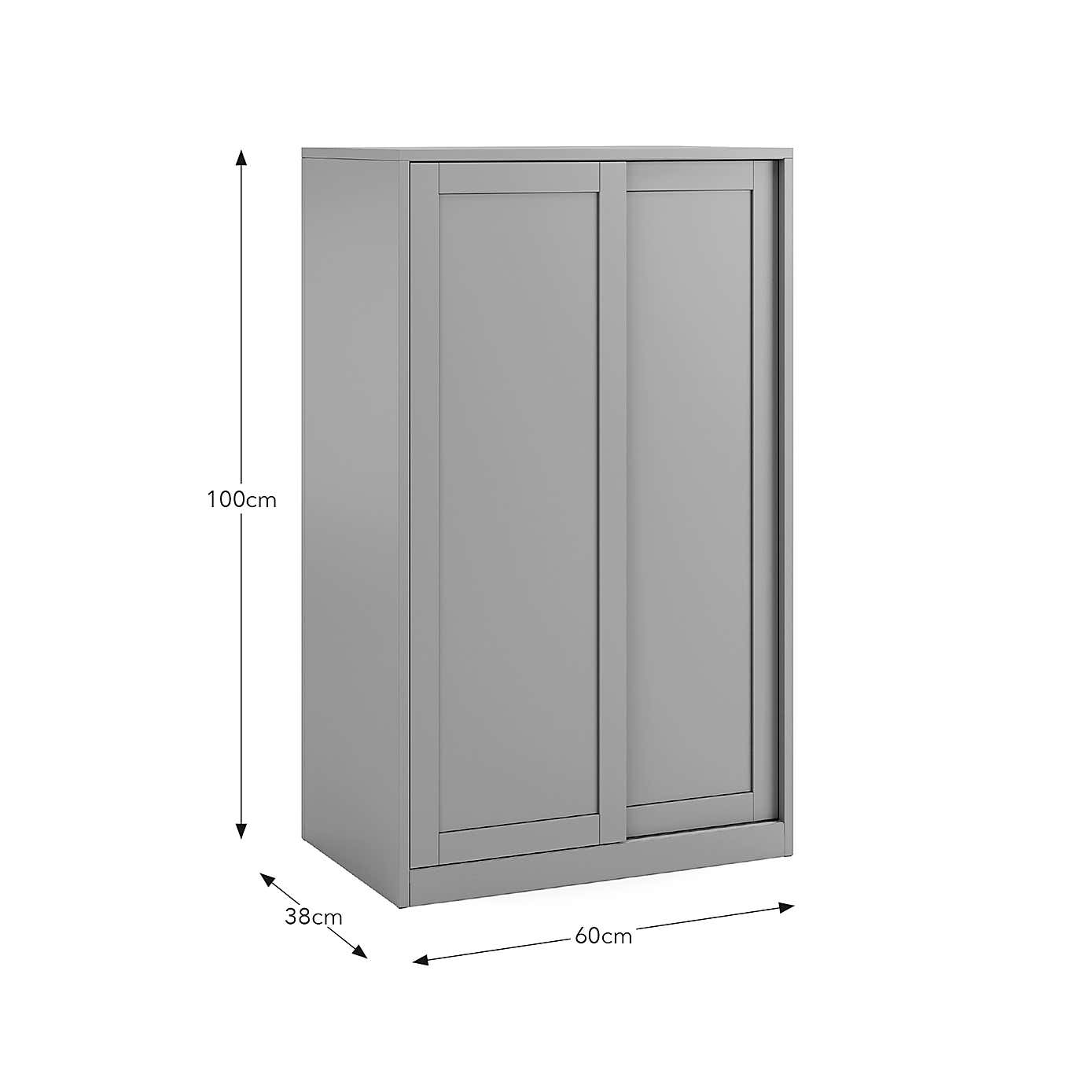 Eloise Sliding Shoe Storage Cabinet