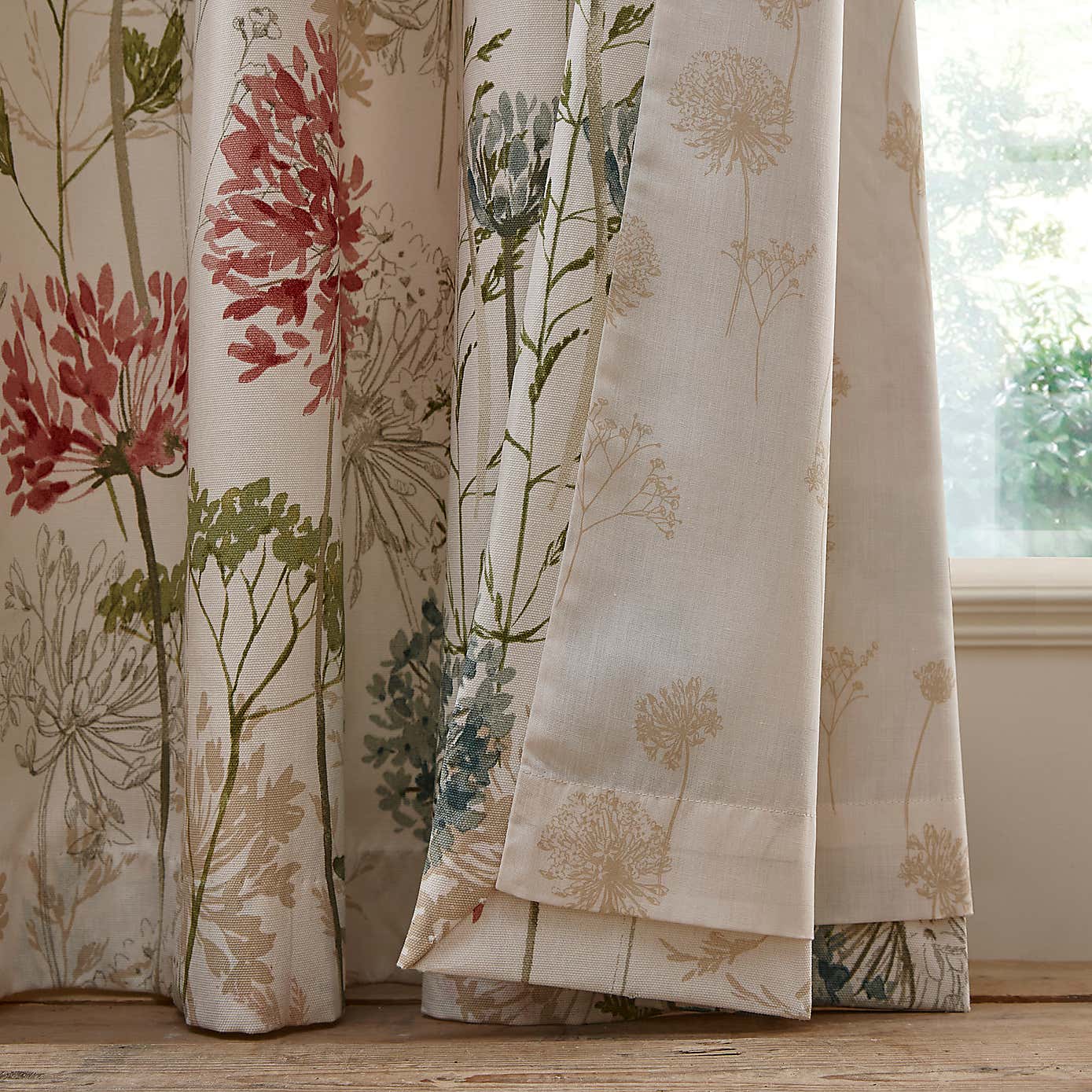 Country Meadow Eyelet Curtains
