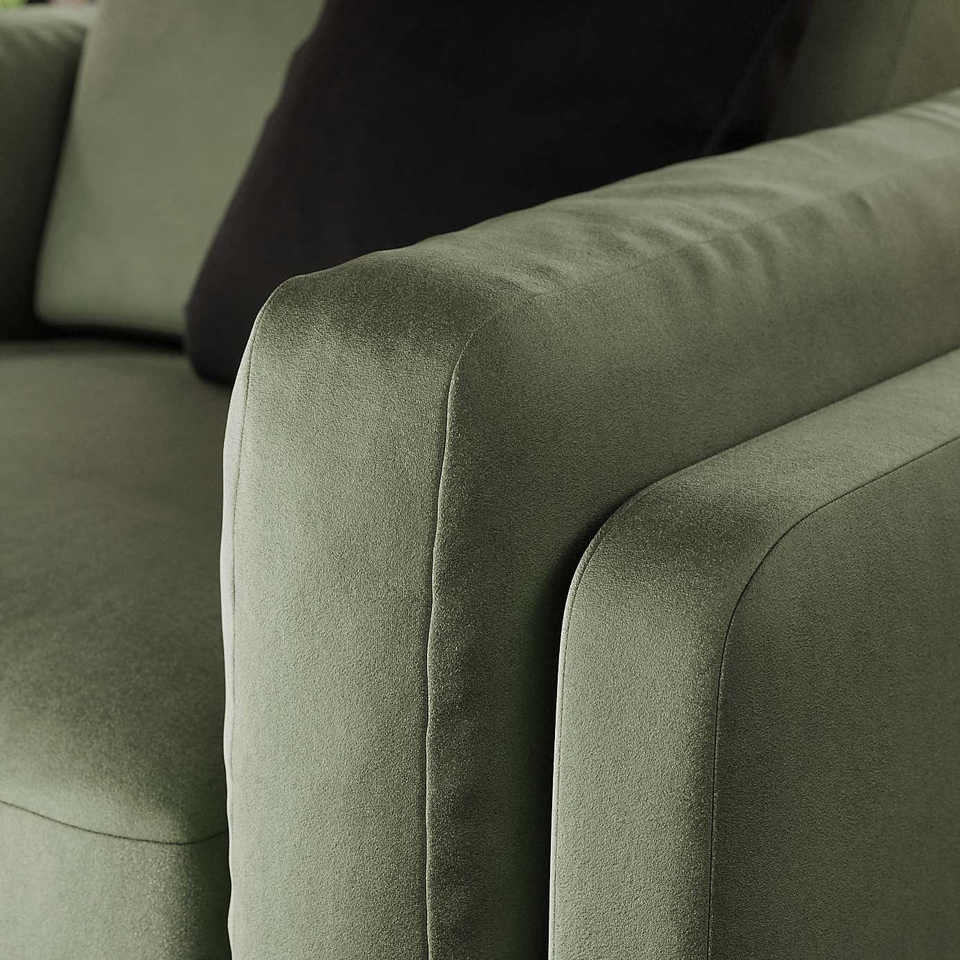 Newton Matte Plush Velvet Snuggle Chair