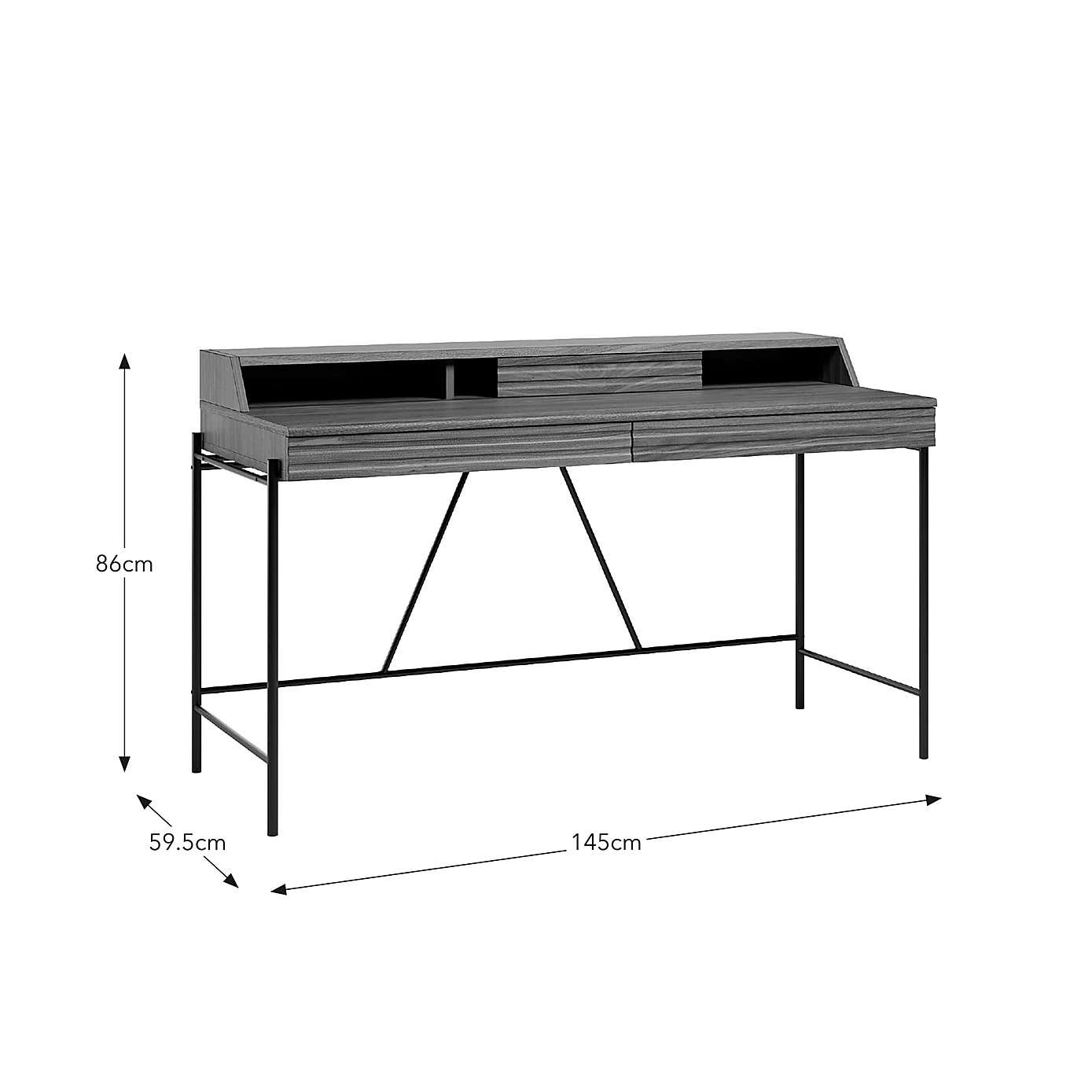 Bryant Wide Storage Desk