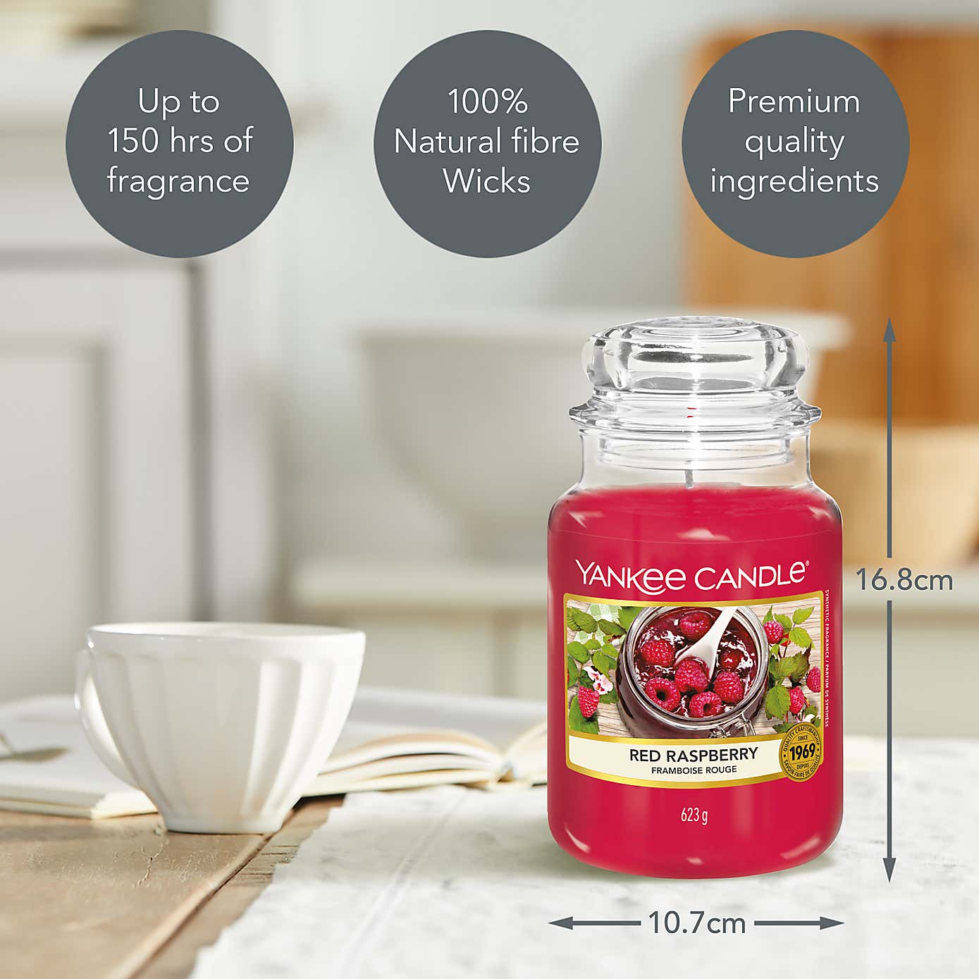 Yankee Candle Red Raspberry Original Large Jar Candle