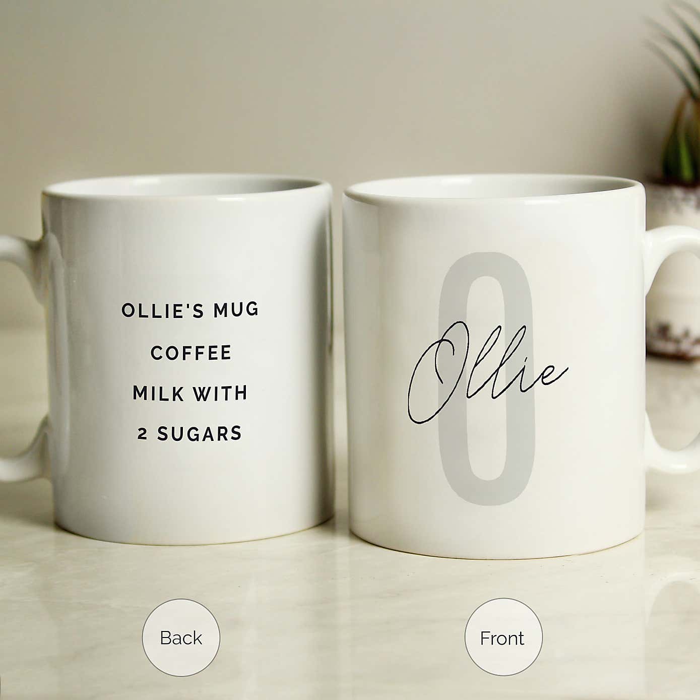 Personalised Name and Initial Mug