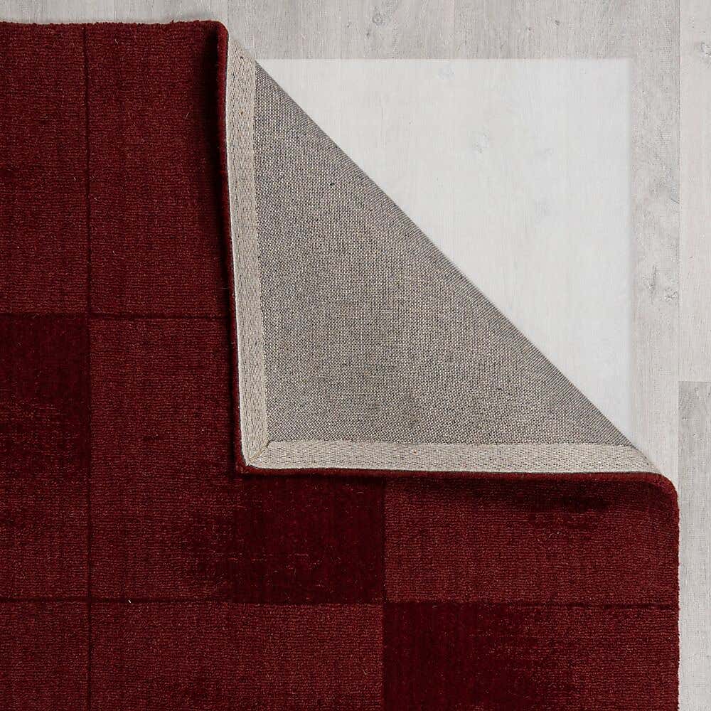 Ombre Checkerboard Wool Rug