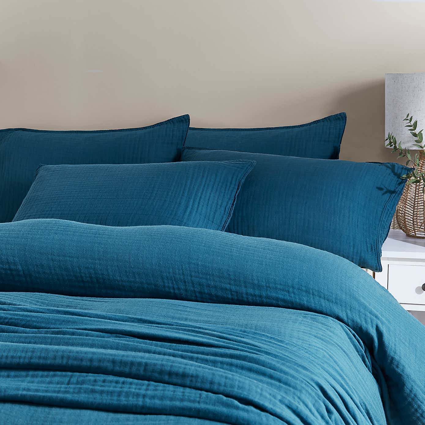 Cotton Muslin Duvet Cover Set