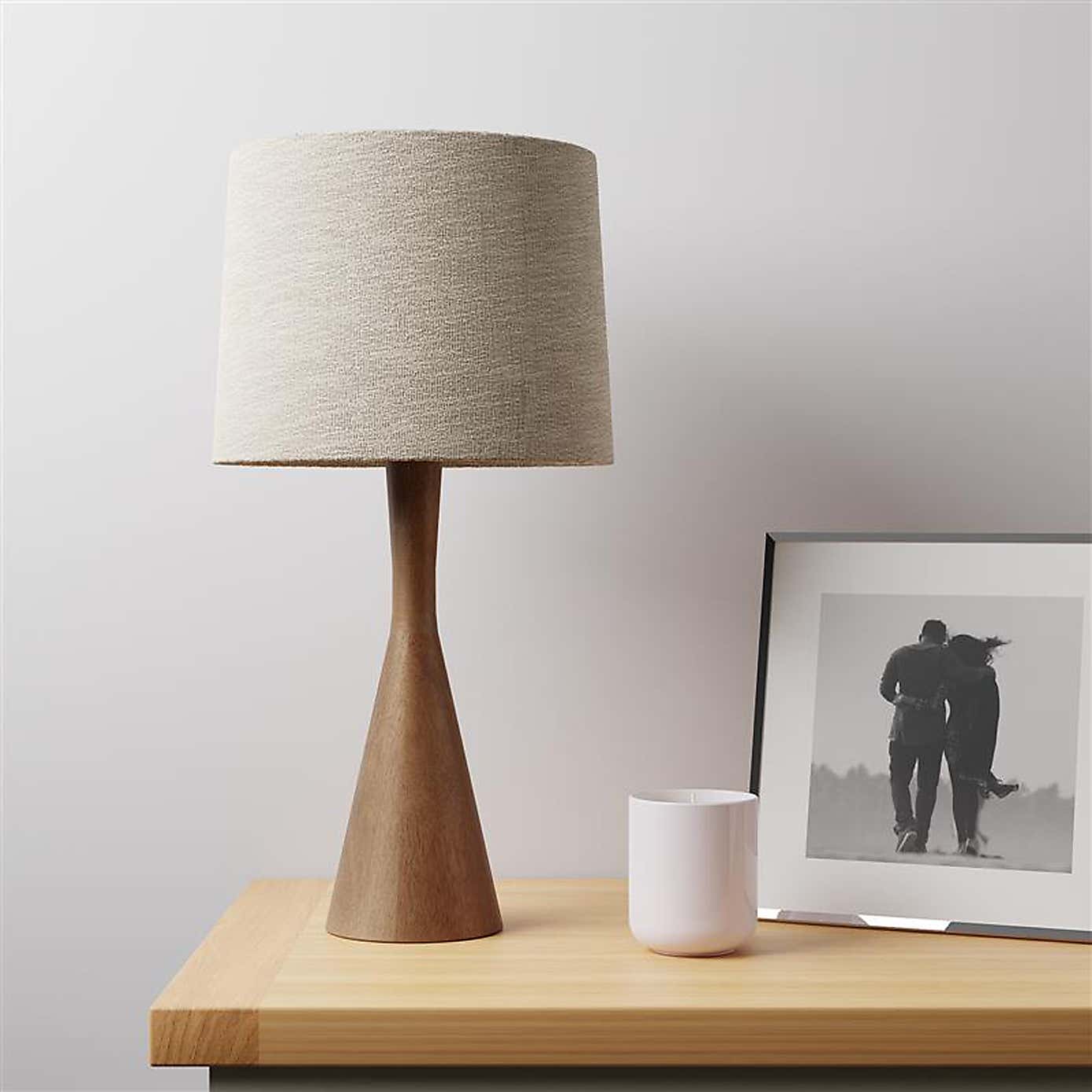 Nala Mango Wood Table Lamp