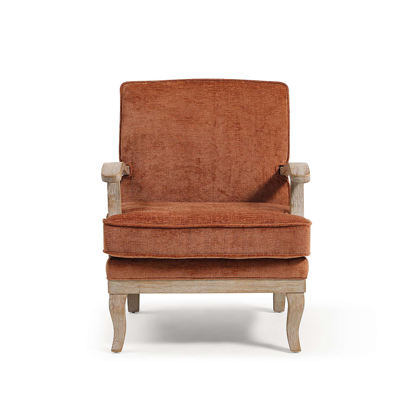 Esme Distressed Chenille Occasional Chair