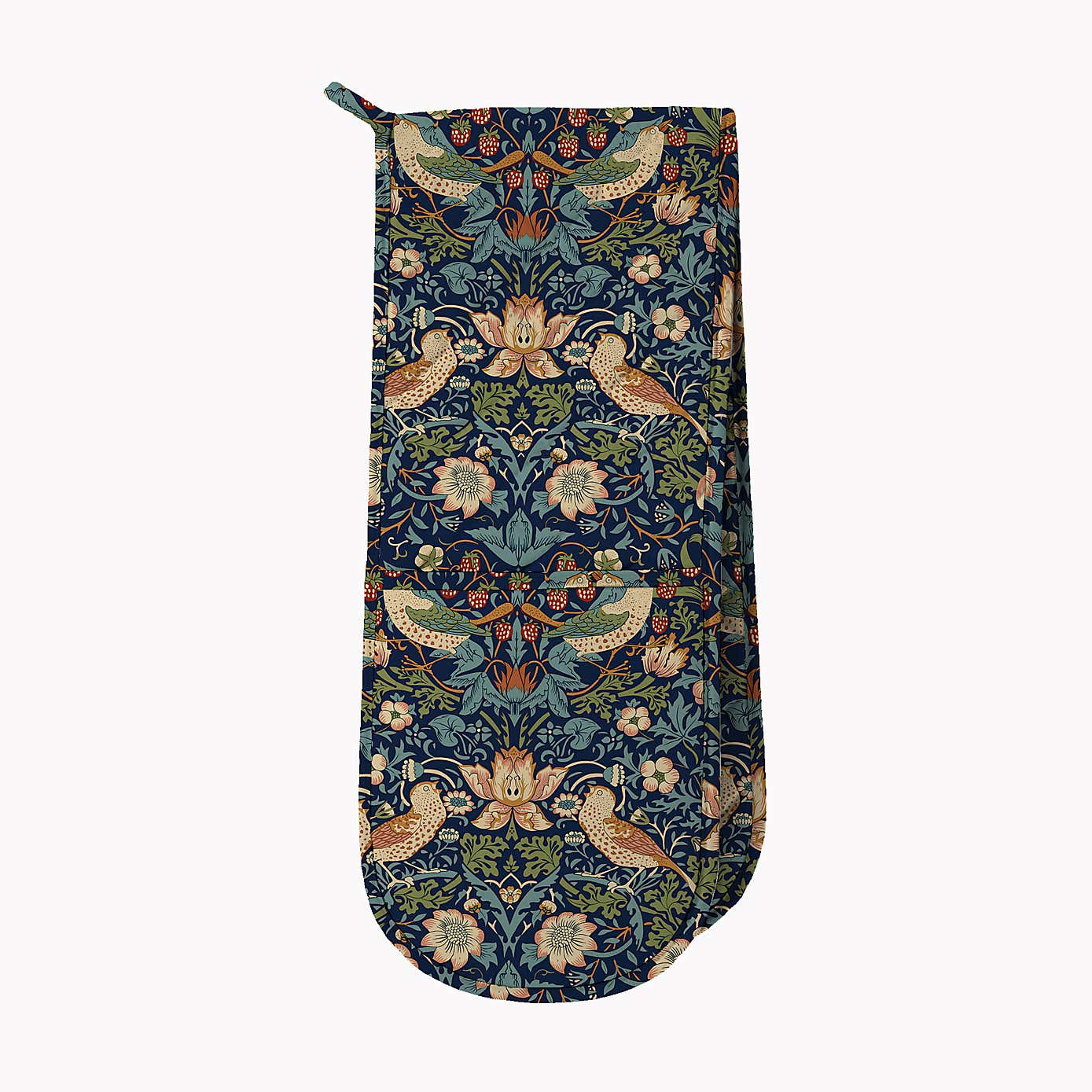 William Morris Strawberry Thief Double Oven Glove