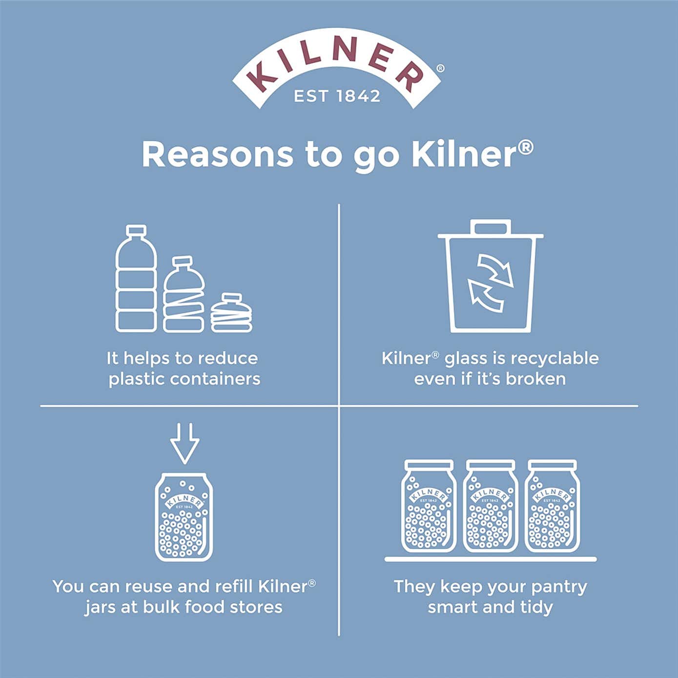 Kilner 550ml Preserving Bottle