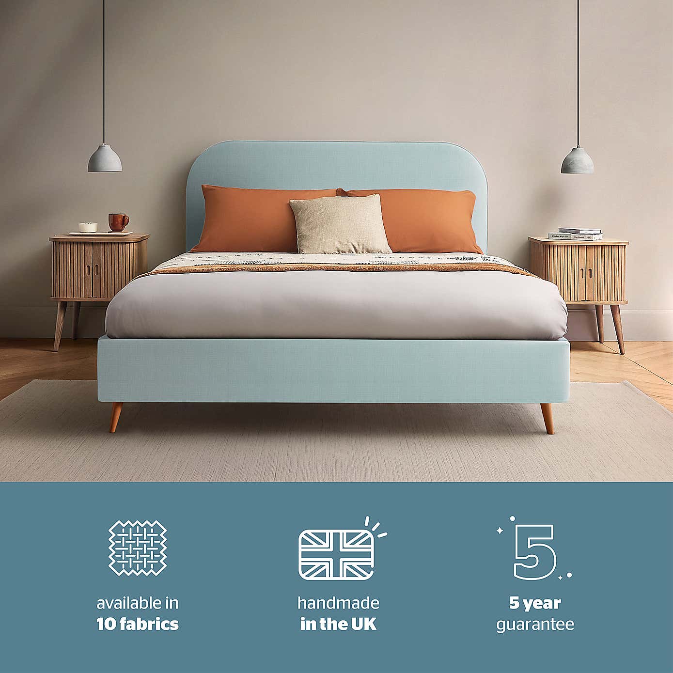 Silentnight Fara Bed Frame, Woven