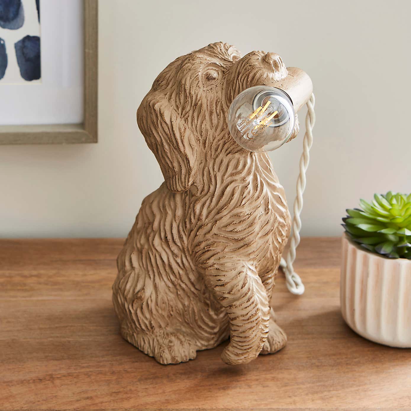 Reggie the Cockapoo Table Lamp