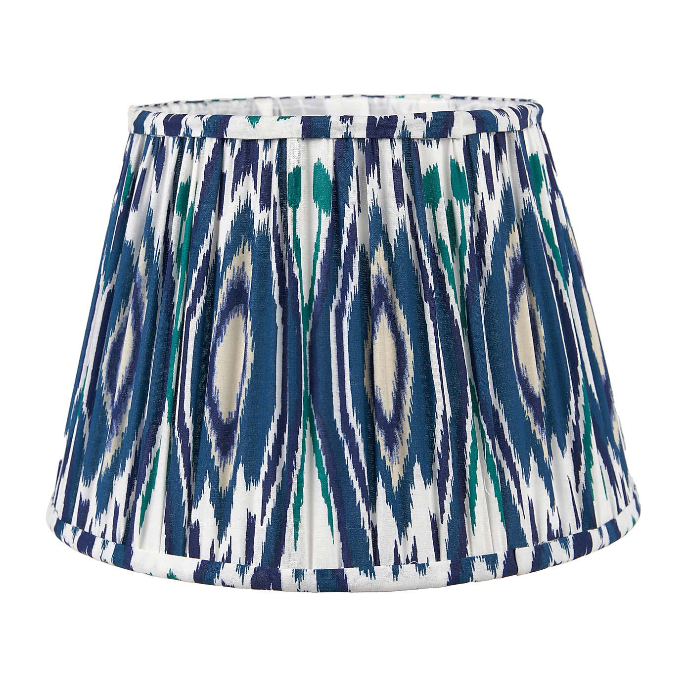 Izara Ikat Patterned Gathered Tapered Shade