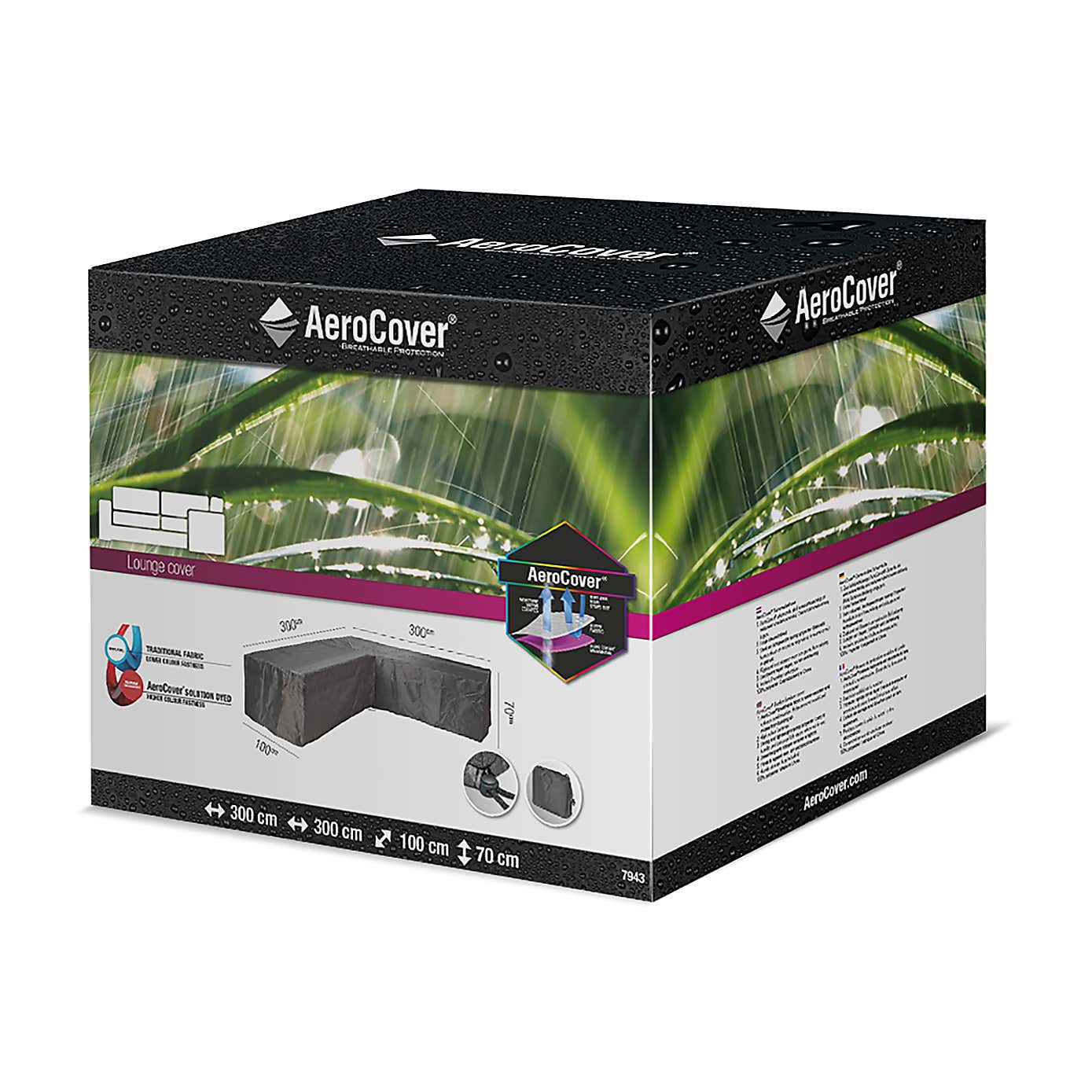 Aerocover L-Shape Lounge Set Cover