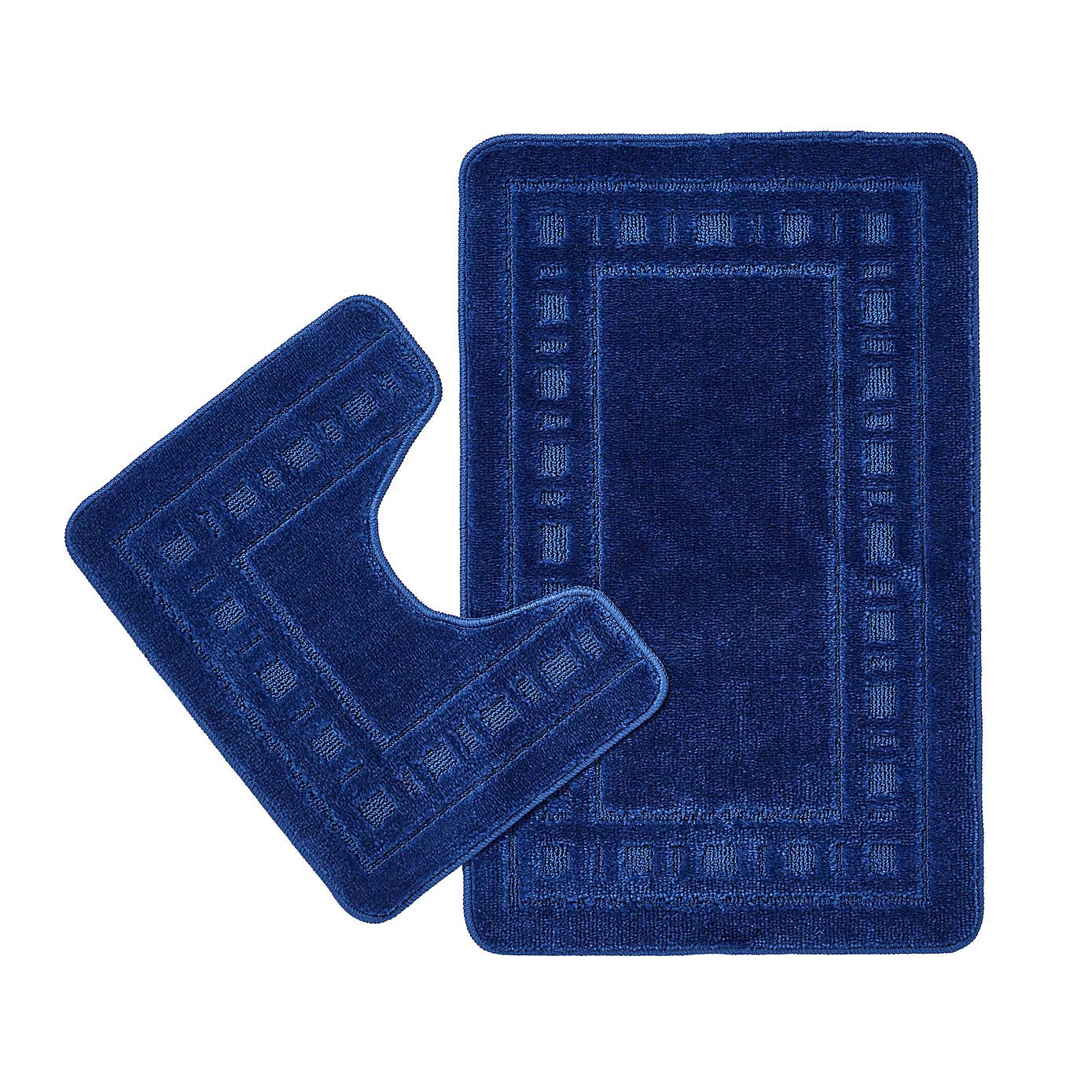 Catherine Lansfield Armoni Bath and Pedestal Mat Set