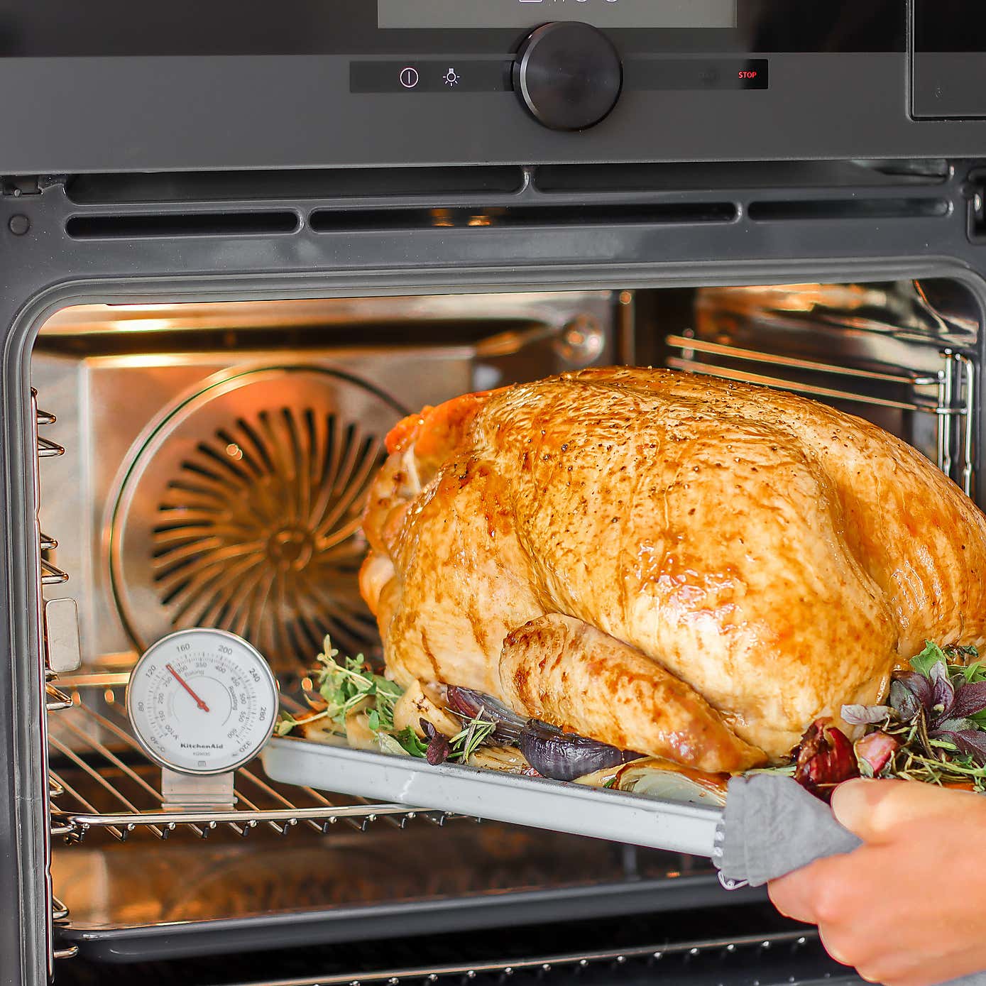 KitchenAid Adjustable Oven Temperature Gauge with EasyRead Dial