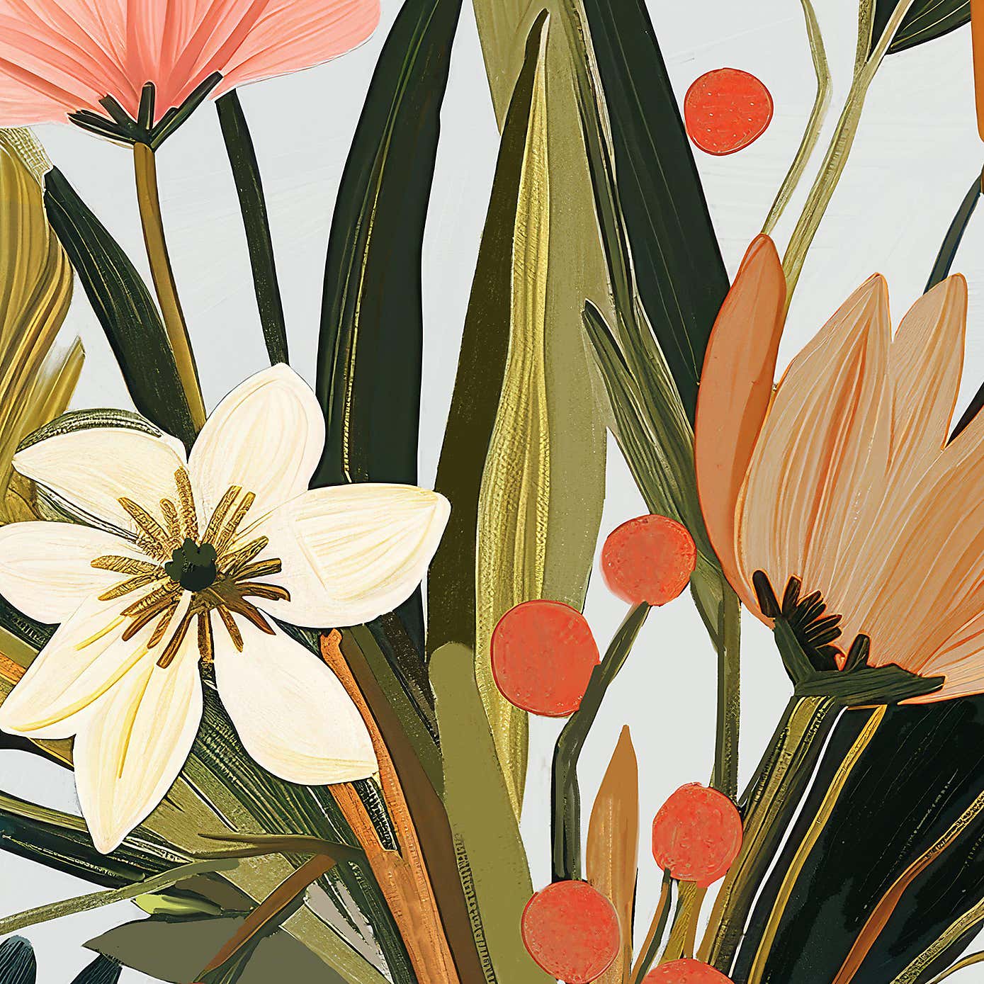 Cedar & Sage Wild at Heart Print Framed Canvas