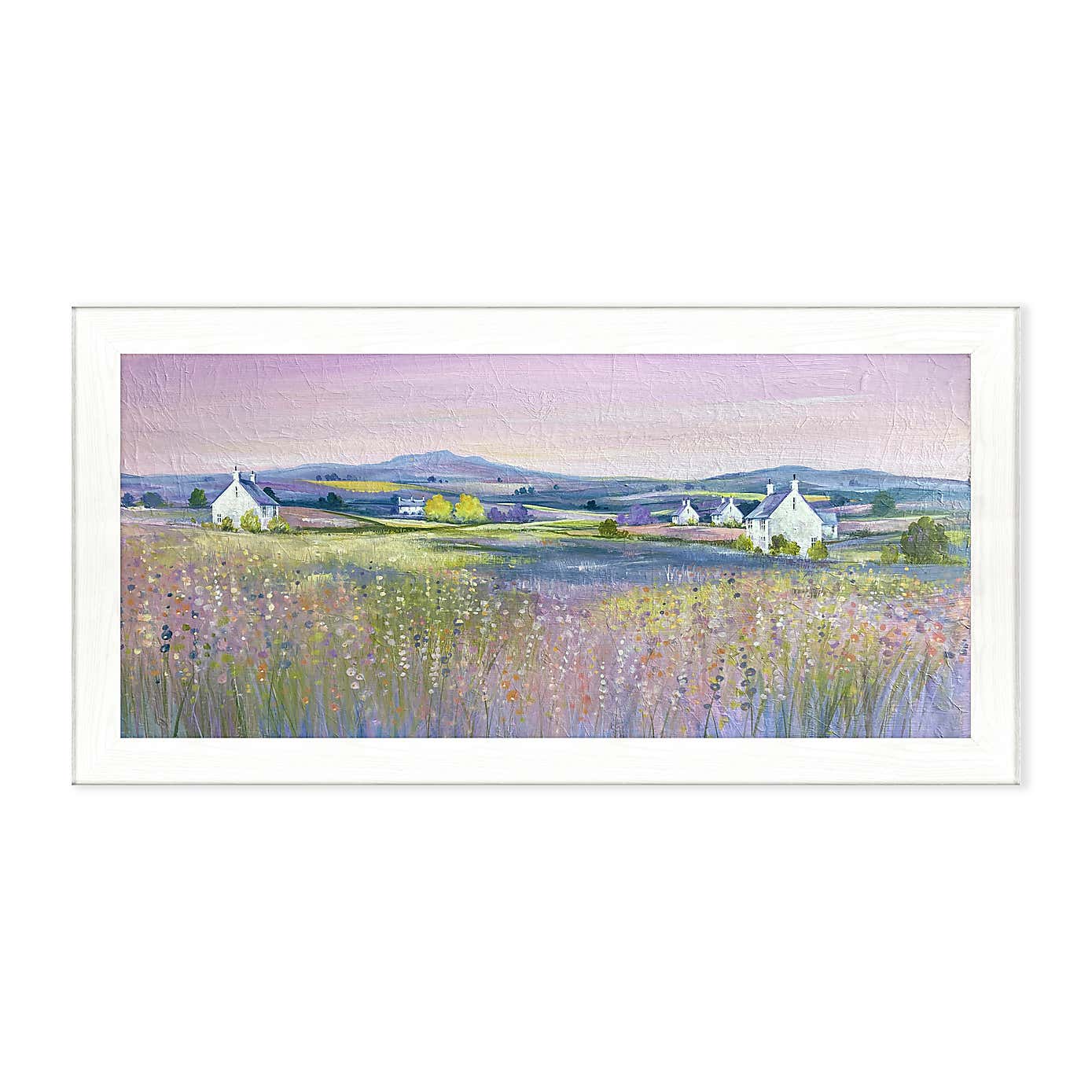 Evening Fields Framed Print