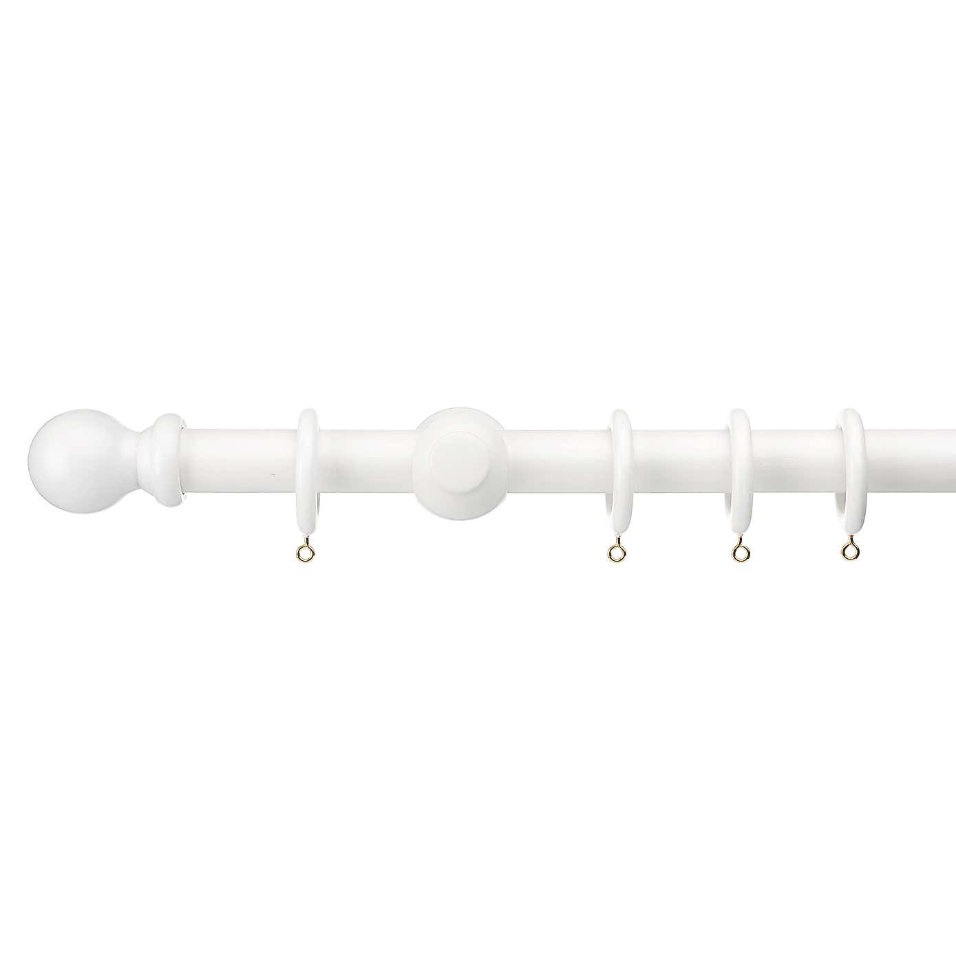 Universal 35mm Wooden Curtain Pole