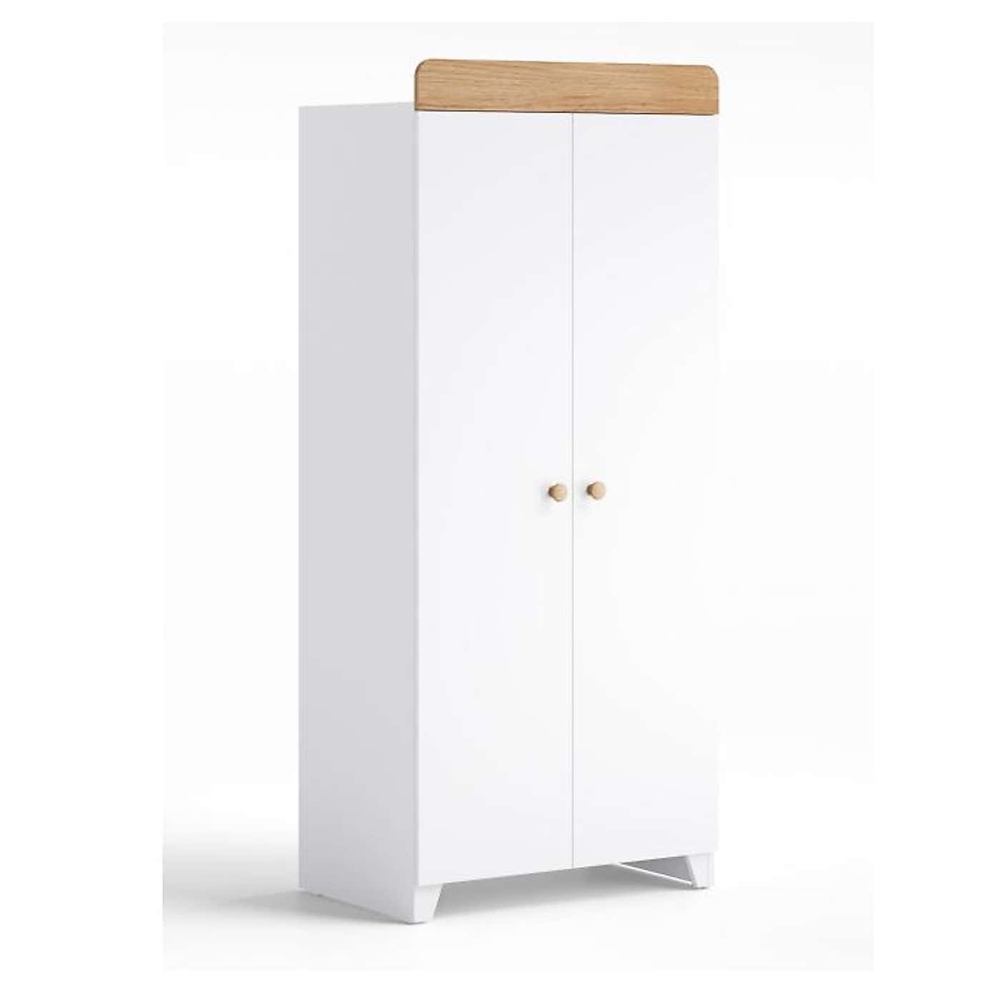 Little Acorns Classic Oak Effect 3 Piece Nursery Furniture Set