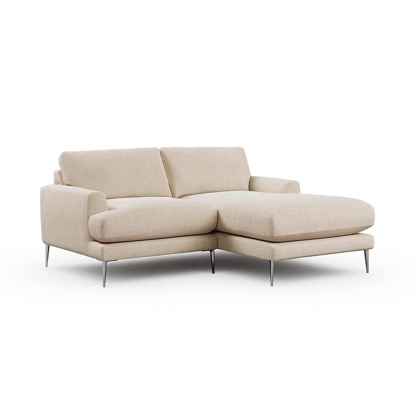 Lawson Chunky Tonal Weave Corner Chaise Sofa