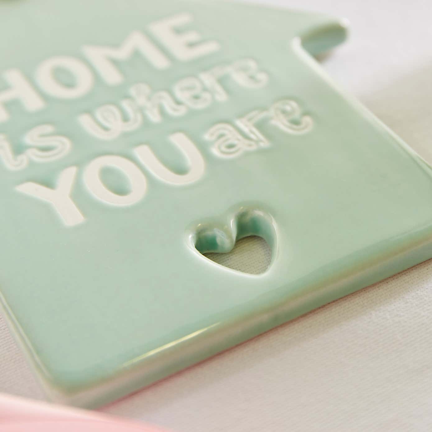 'Home is Where You Are' Hanging Plaque