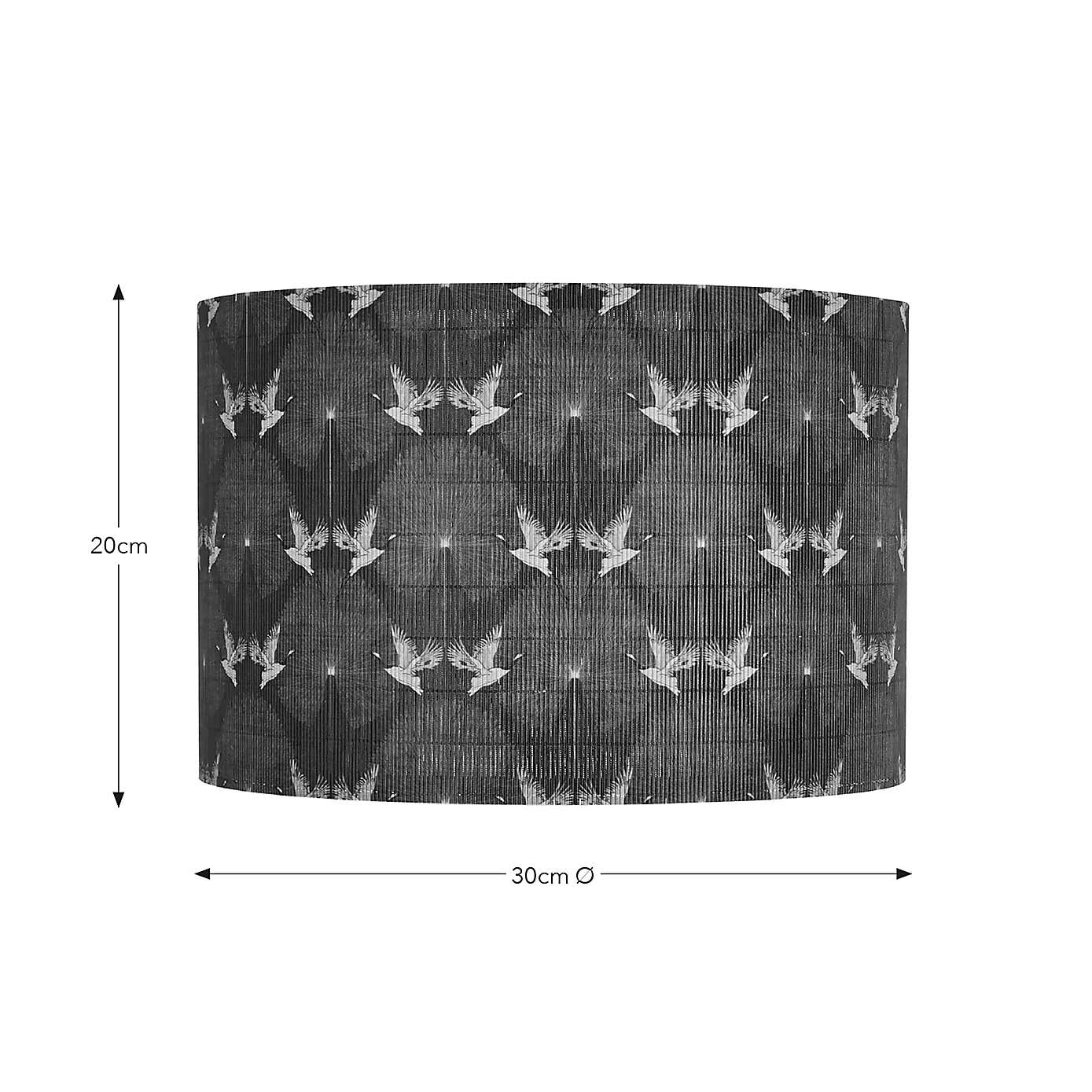 Luxe Cranes Easy Fit Drum Lamp Shade