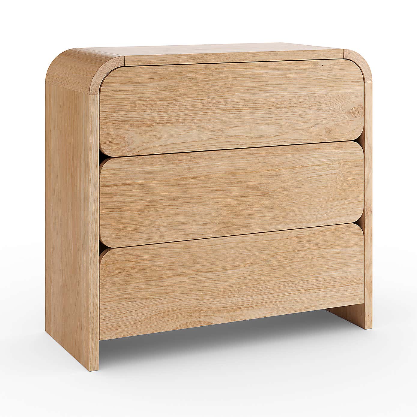 Bennett 3 Drawer Chest, Light Oak