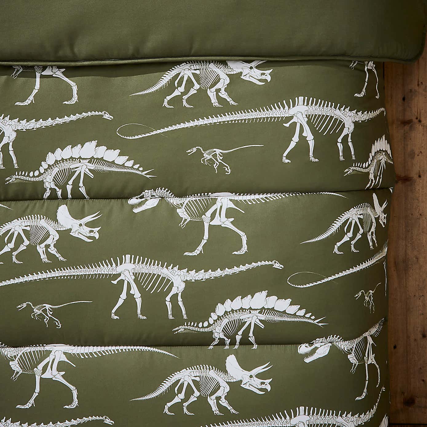 Fossil Forager 7.5 Tog Single Coverless Duvet and Pillowcase Set