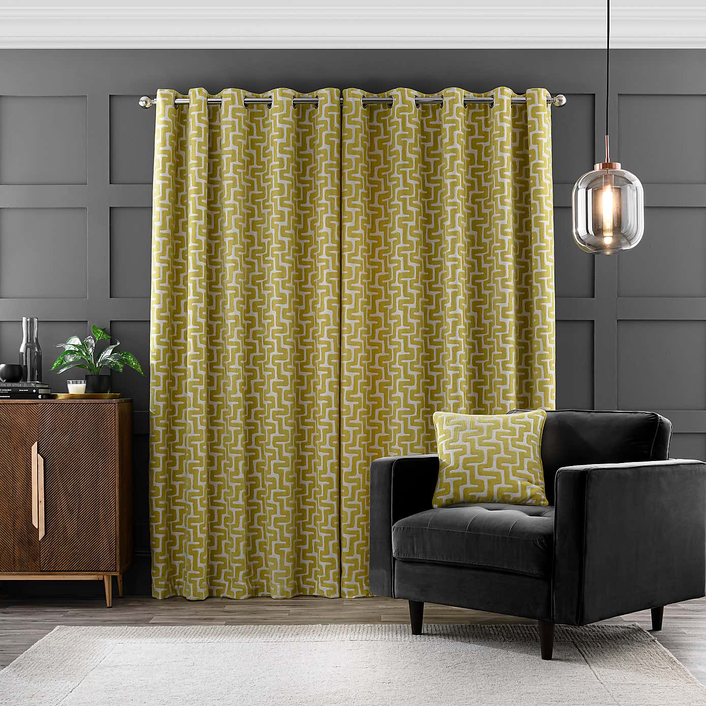 Sonora Chenille Eyelet Curtains