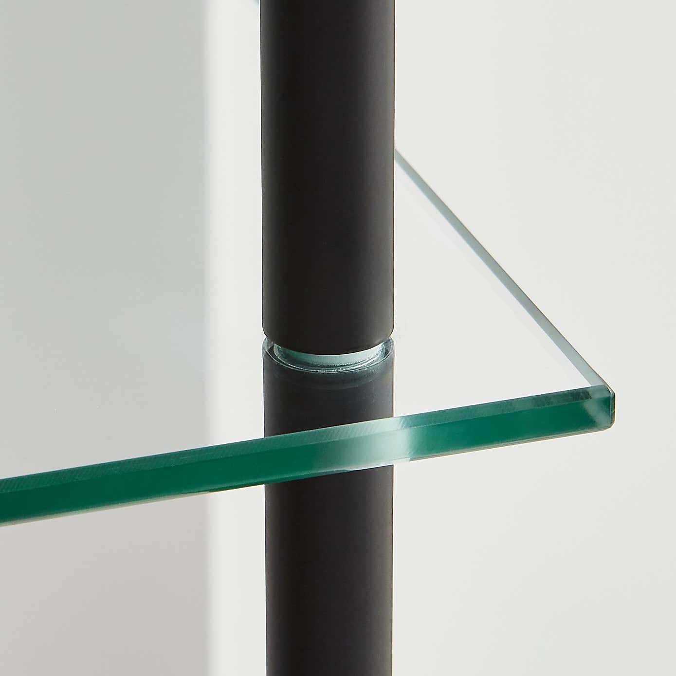 Wendell Glass Shelved Floor Lamp