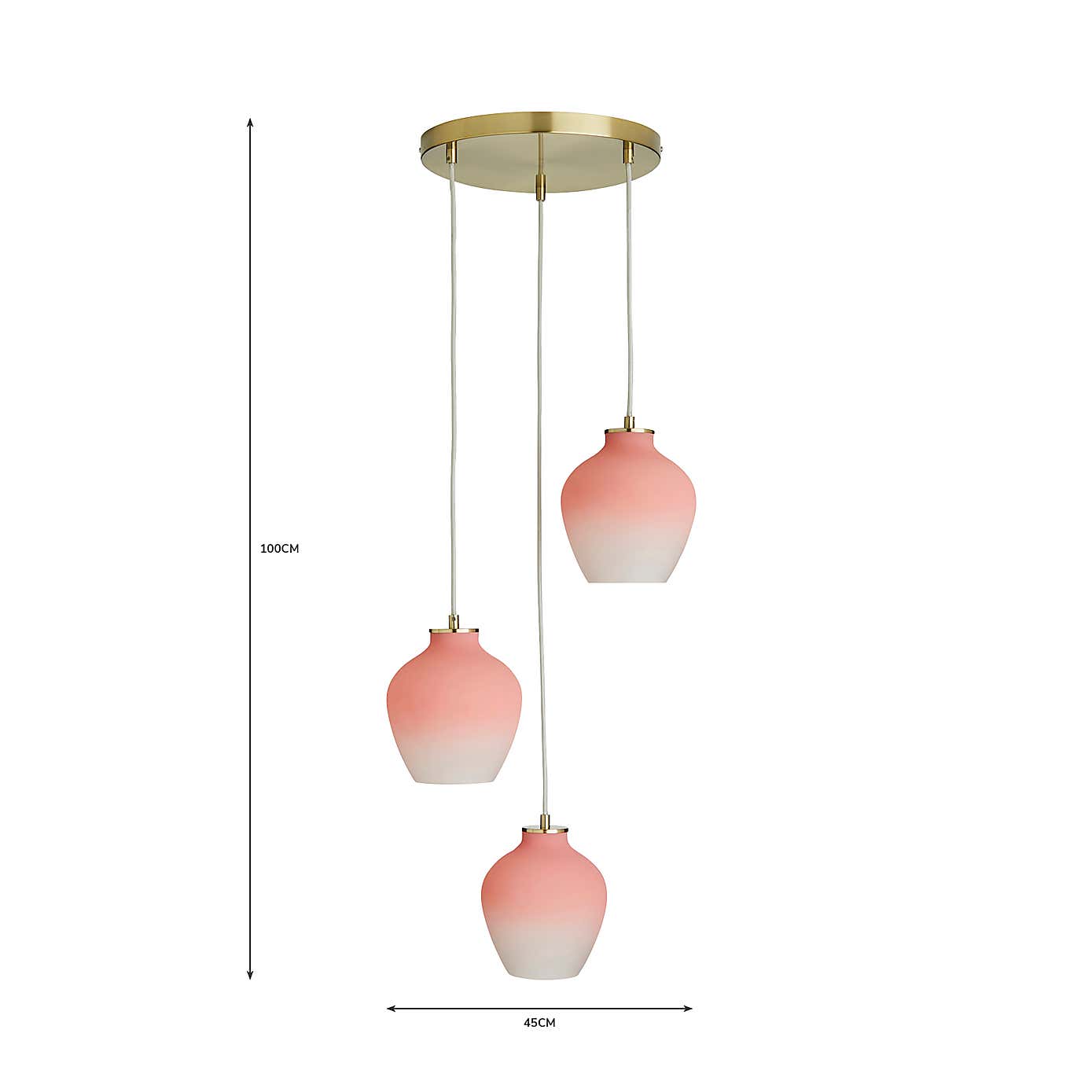 Juliet 3 Light Cluster Ceiling Fitting