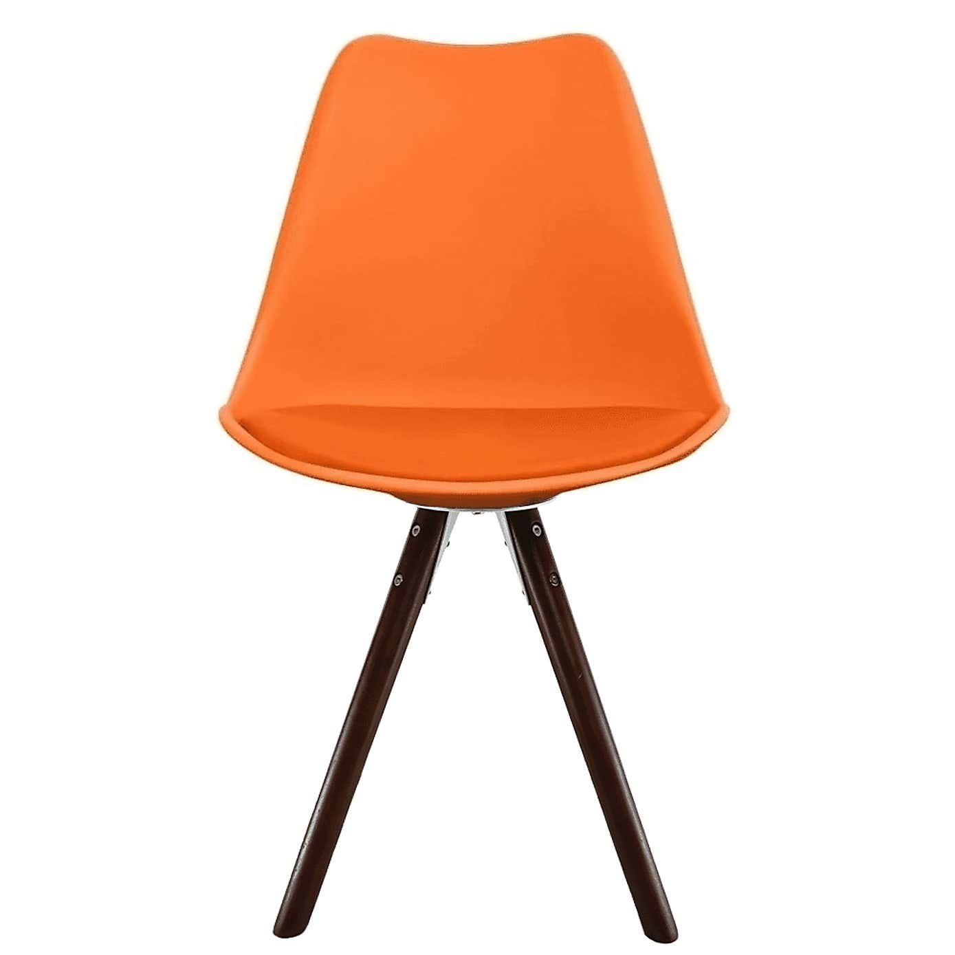Fusion Living Soho Plastic Dining Chair with Pyramid Legs