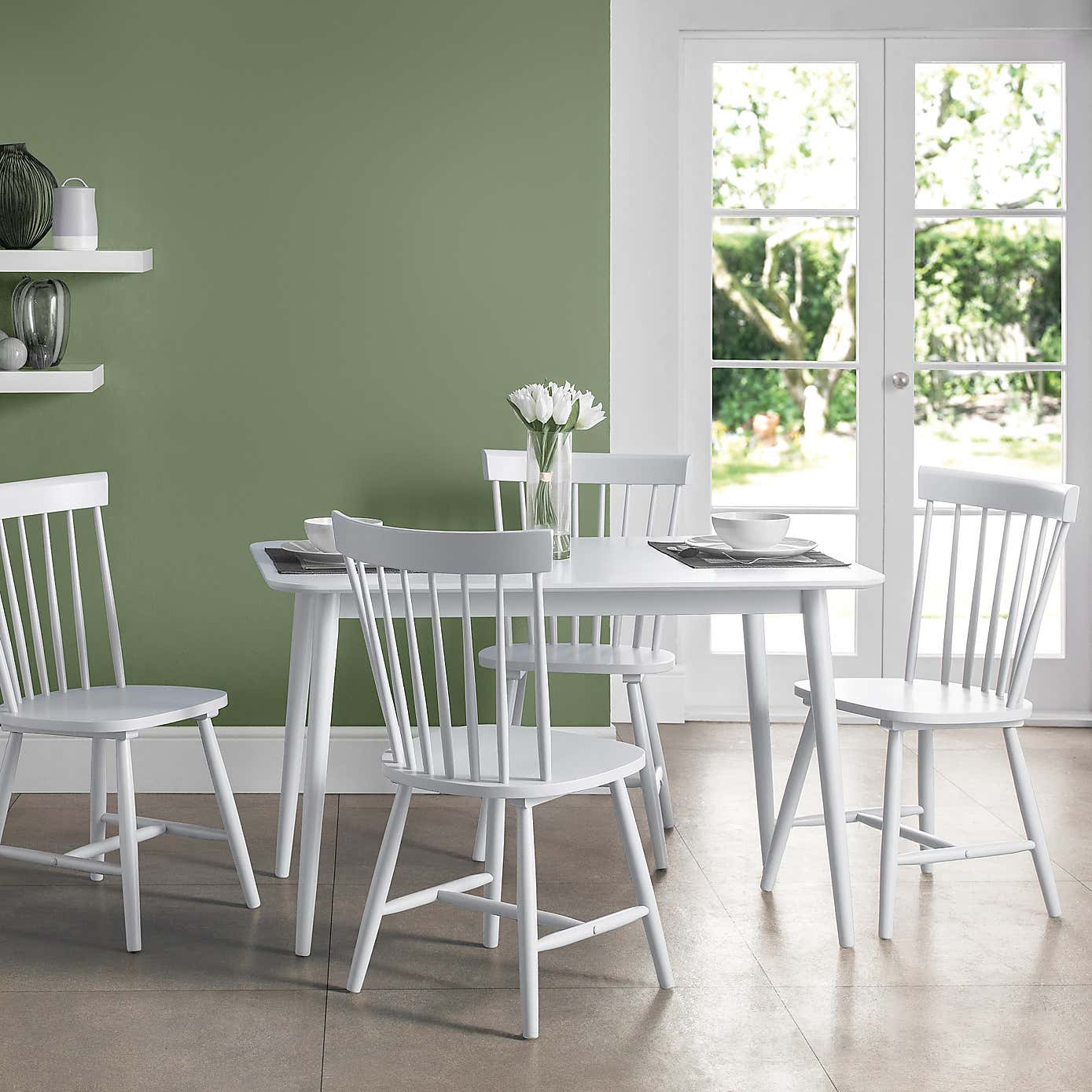 Torino Set of 4 Chairs Black