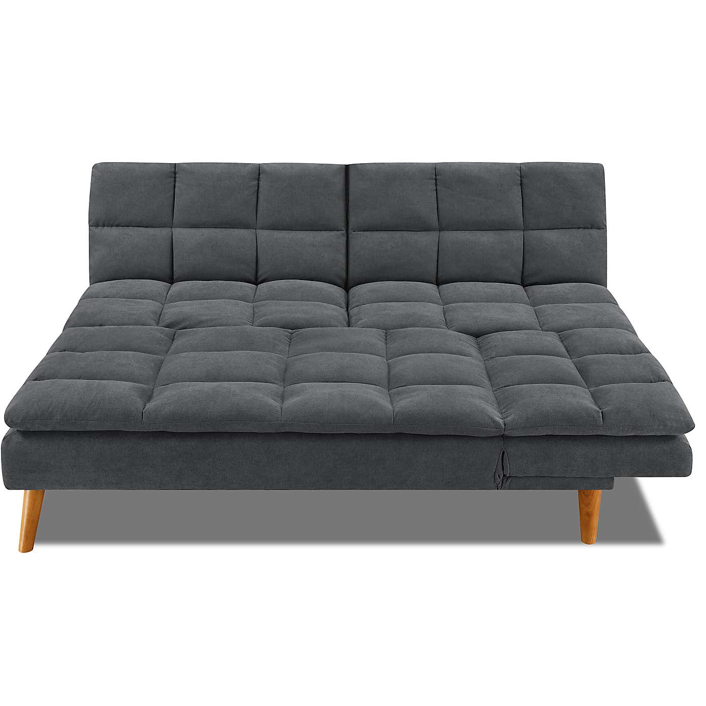 Cloud Fabric Corner Double Sofa Bed